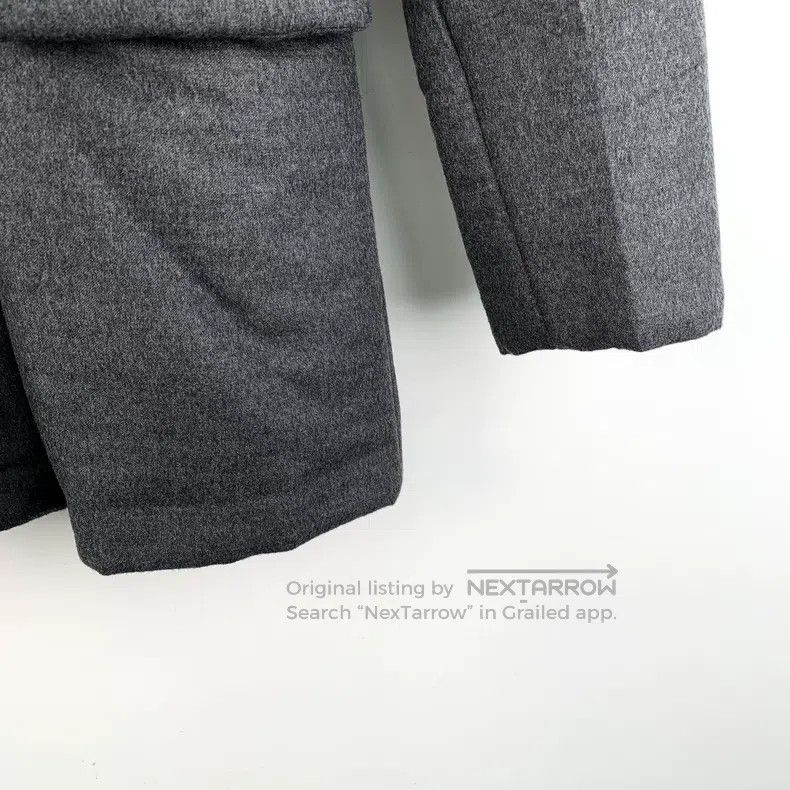 Prada Prada 22 dark gray cashmere lapel single-breasted long-sle Size XXS / US 00 / IT 34 - 5 Thumbnail