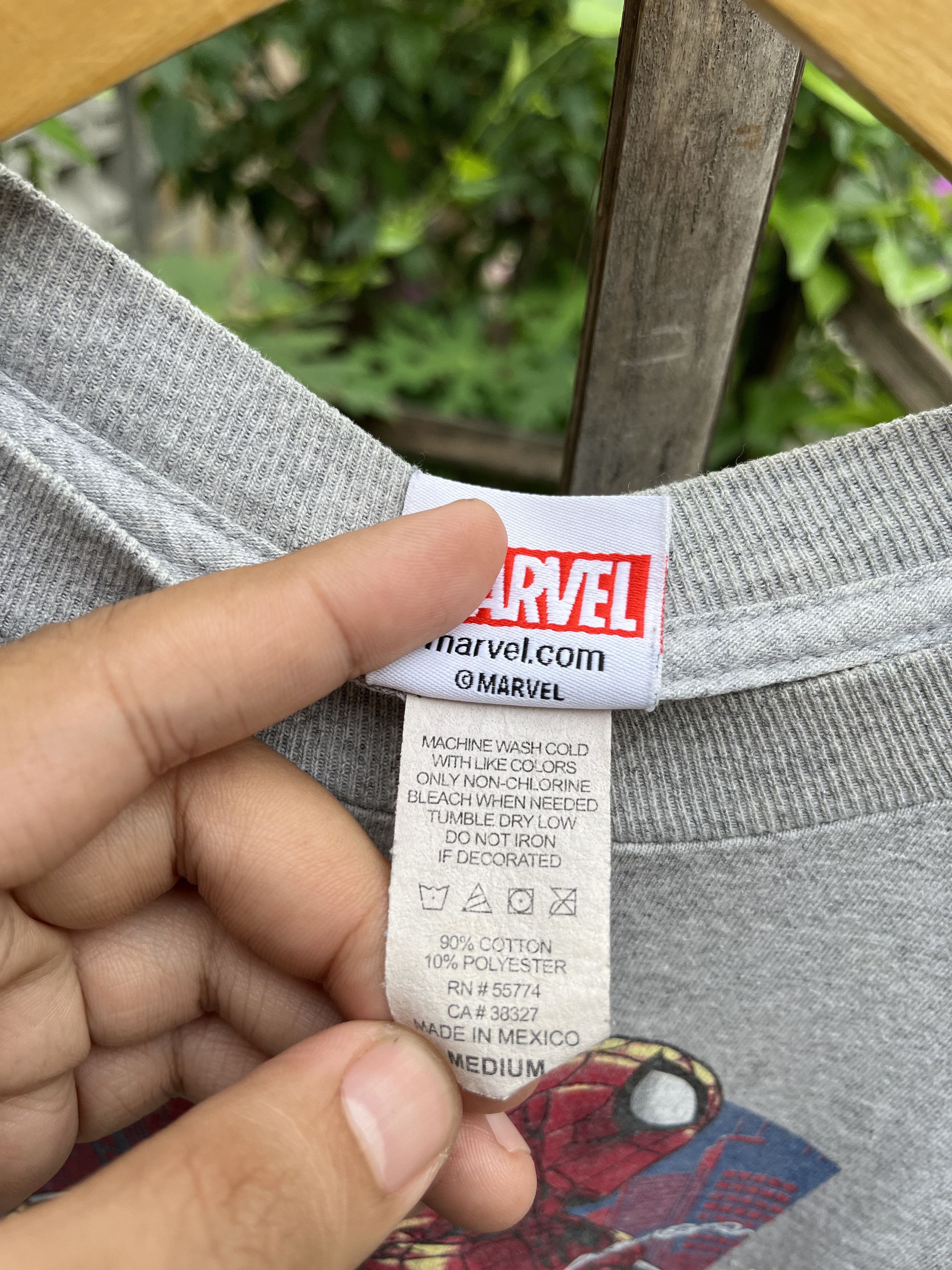 Marvel Comics × Vintage Vintage Marvel Spider-Man “Bravery” Tee – Classic Comic Vibe Size US M / EU 48-50 / 2 - 5 Thumbnail