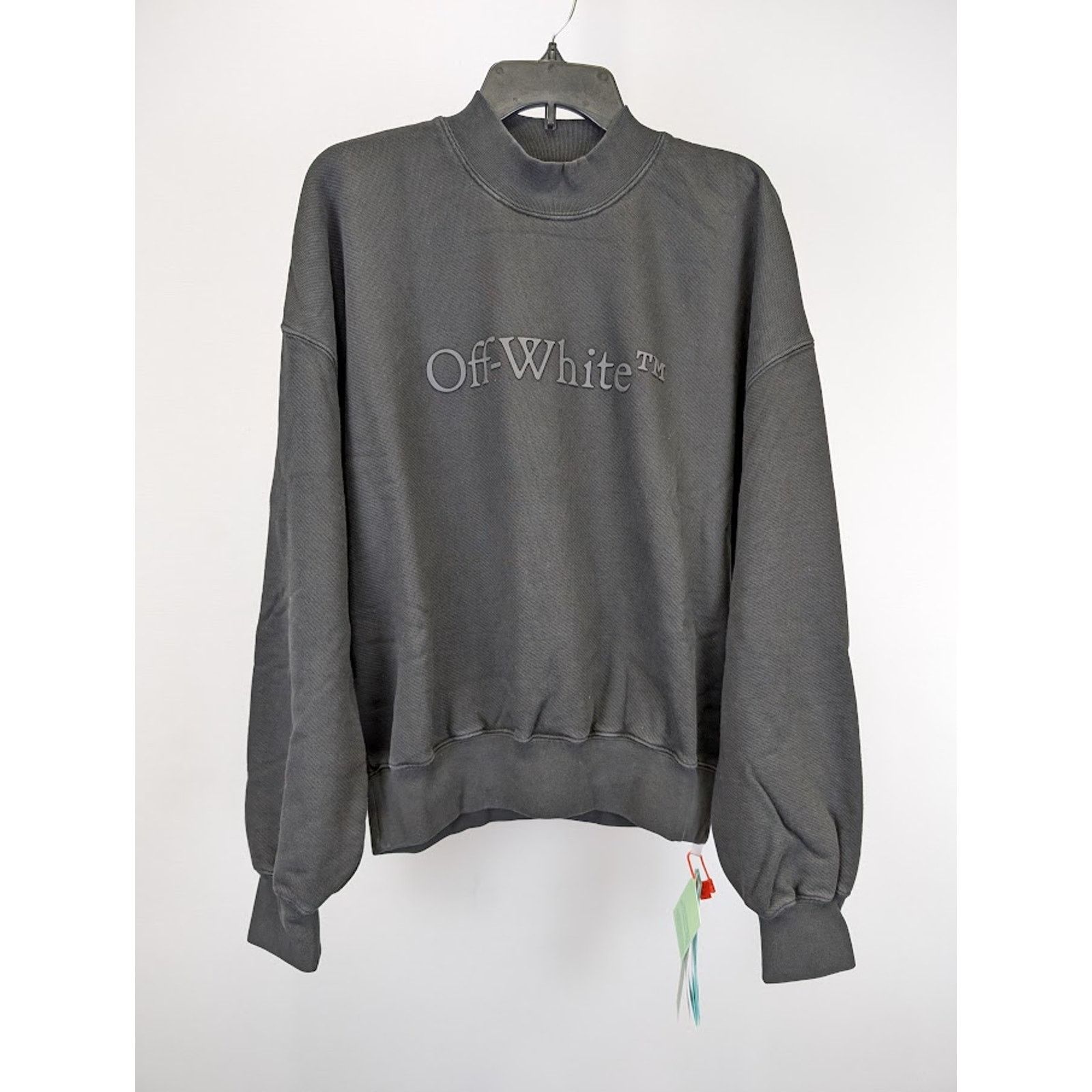 Off-White o1rshd1 Bookish Laund Boxy Crewneck in Black Size US XXL / EU 58 / 5 - 4 Thumbnail
