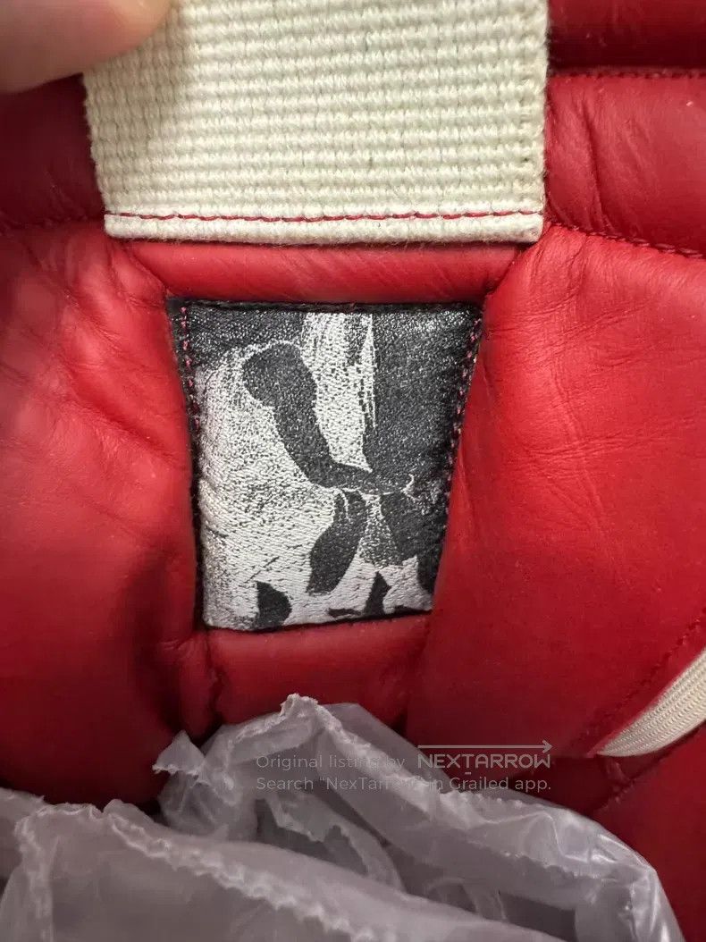 Rick Owens Rick Owens Main line red horsehair inverted triangle shoes Size US 5 / EU 37 - 6 Thumbnail