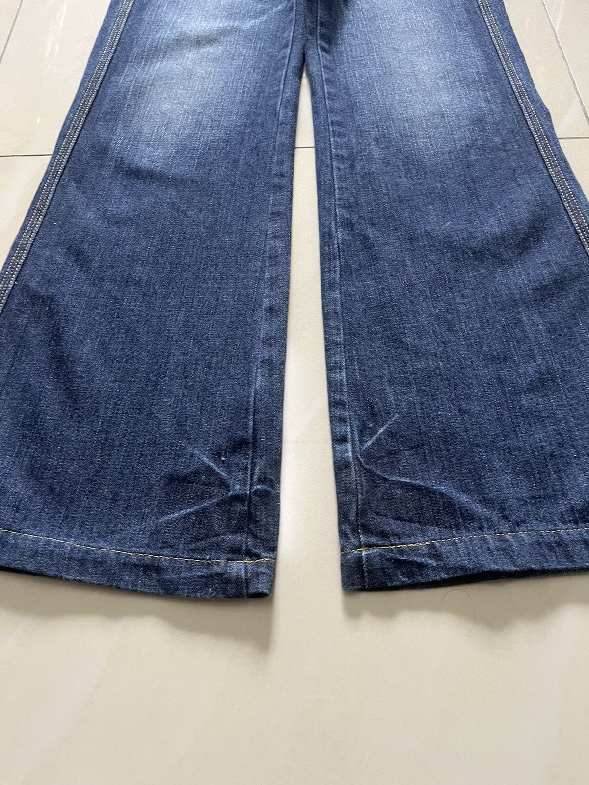 Tornado Mart Flare Jean black by moussy baggy low rise made in Japan F1 Size US 30 / EU 46 - 4 Thumbnail
