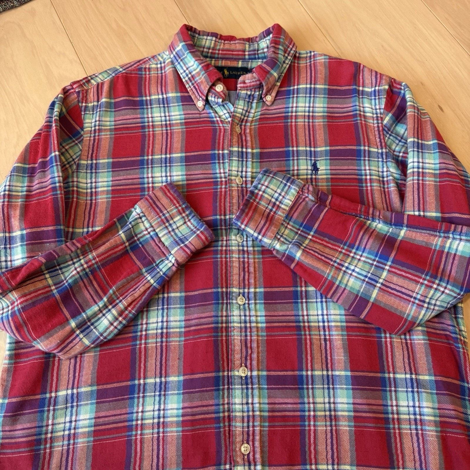 Polo Ralph Lauren Polo Ralph Lauren Flannel Large Multicolor Lined Causal Size US L / EU 52-54 / 3 - 5 Thumbnail