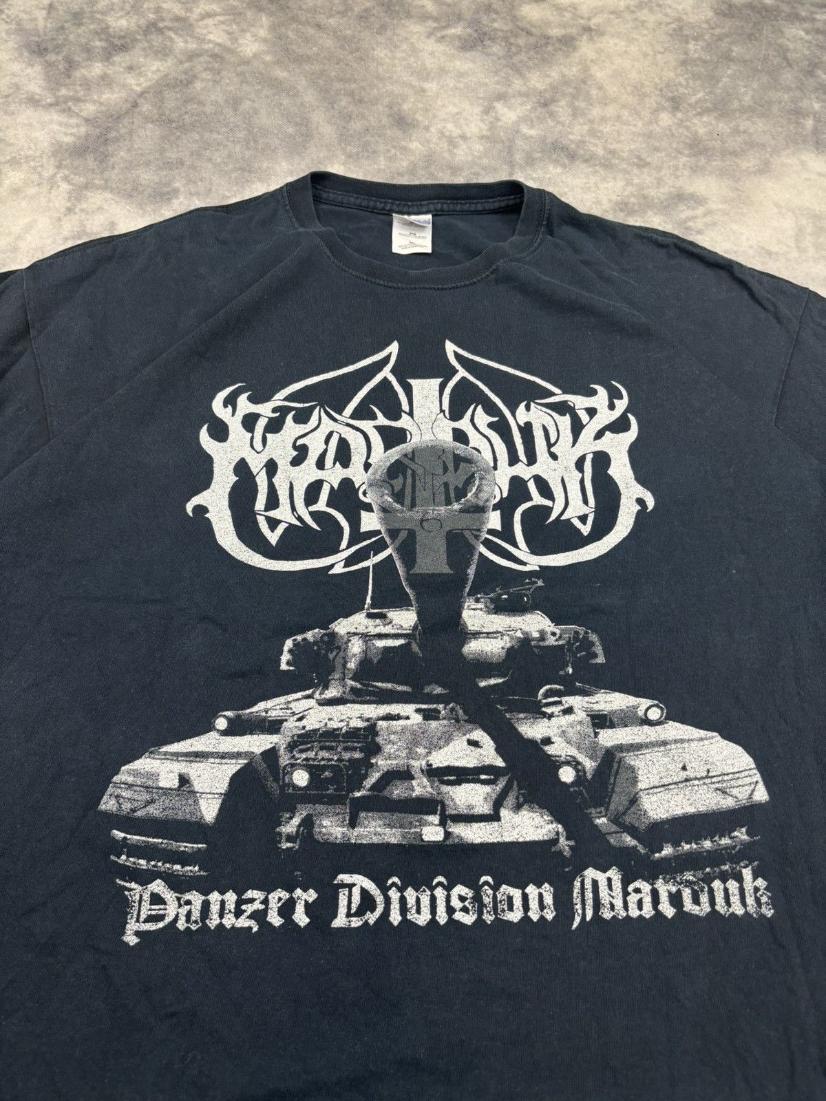 Band Tees × Vintage Vintage Marduk Panzer Division Band Rock Metal 90s 1999 RARE Size US XXL / EU 58 / 5 - 2 Thumbnail