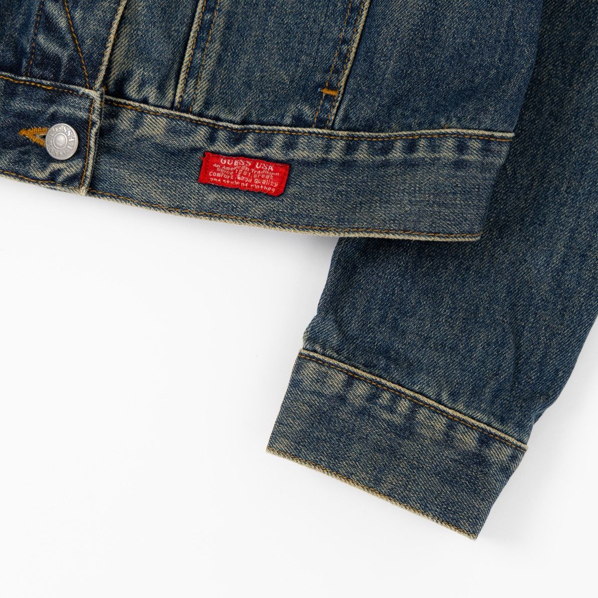 Guess Vintage Guess Jeans USA Womens Denim Jacket Blue Trucker Size M / US 6-8 / IT 42-44 - 6 Thumbnail