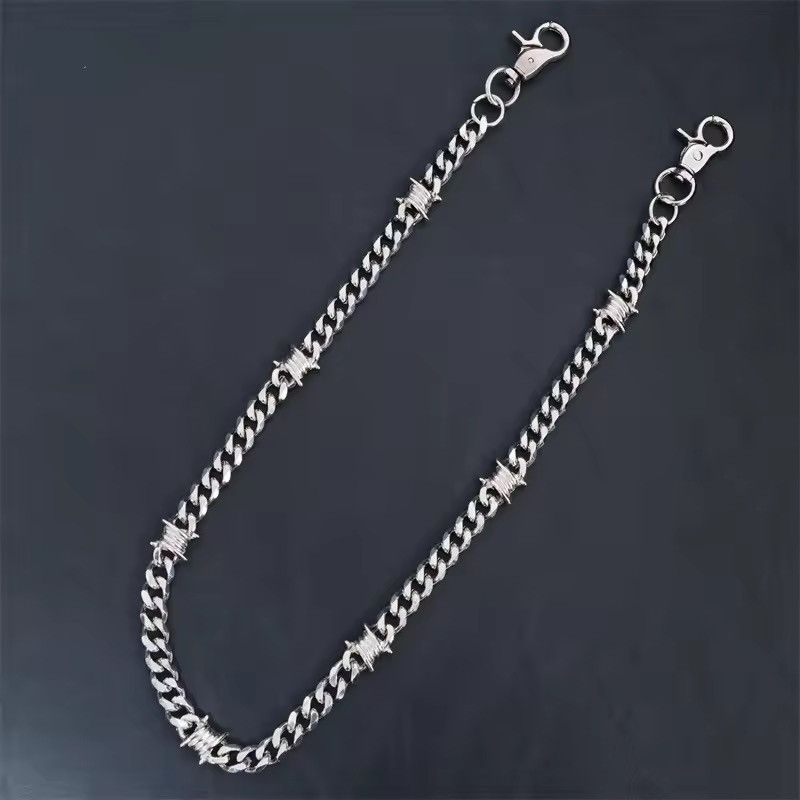 Japanese Brand Vintage Keychain Jeans Chain Skull Dagger Belt Chain Size ONE SIZE - 7 Thumbnail
