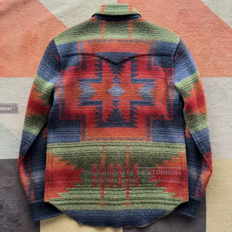 RRL Ralph Lauren RRL Ralph Lauren Southwest style shirt sweater Size US M / EU 48-50 / 2 - 2 Thumbnail