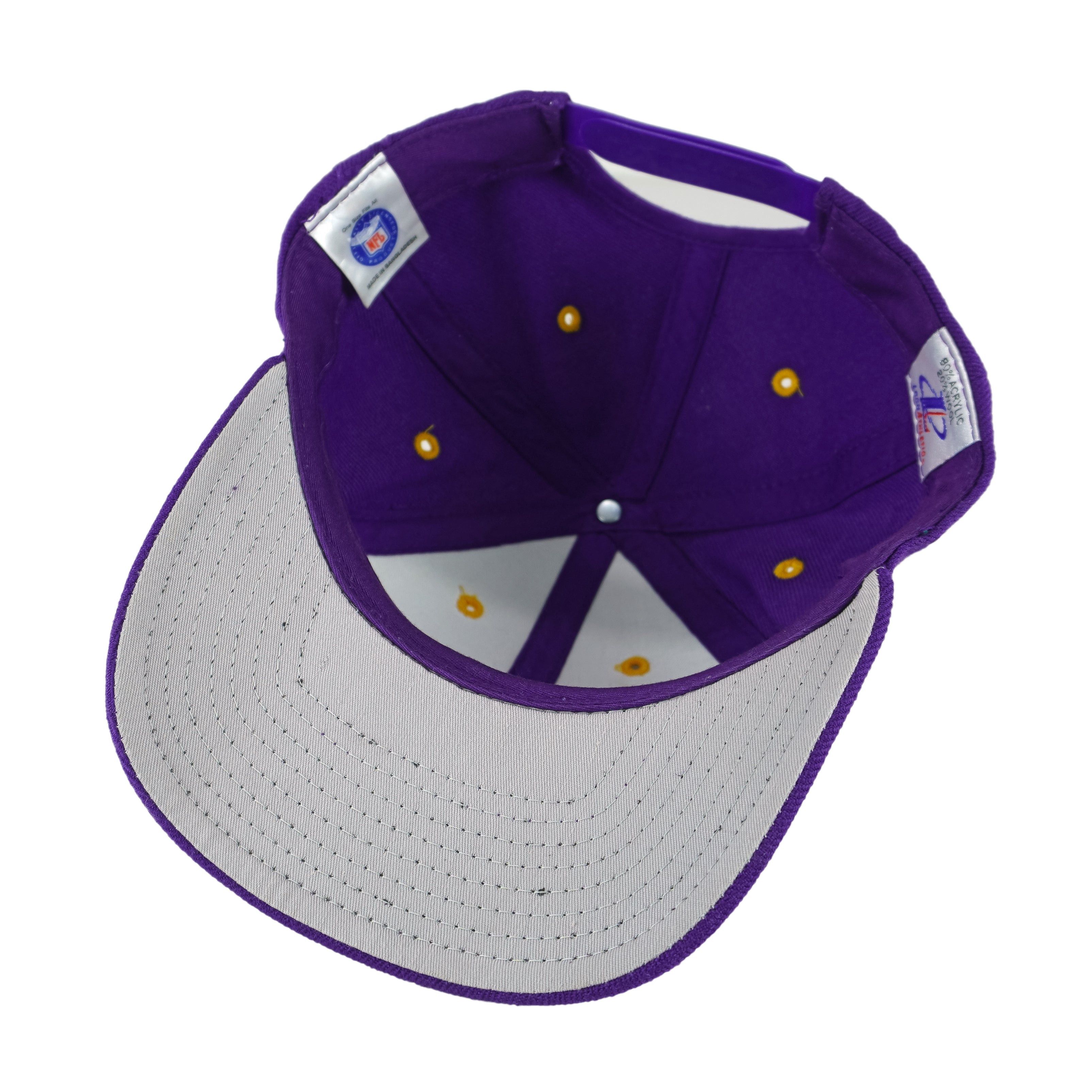 Logo Athletic NFL - Minnesota Vikings Snapback Hat 1990s OSFA Size ONE SIZE - 4 Thumbnail