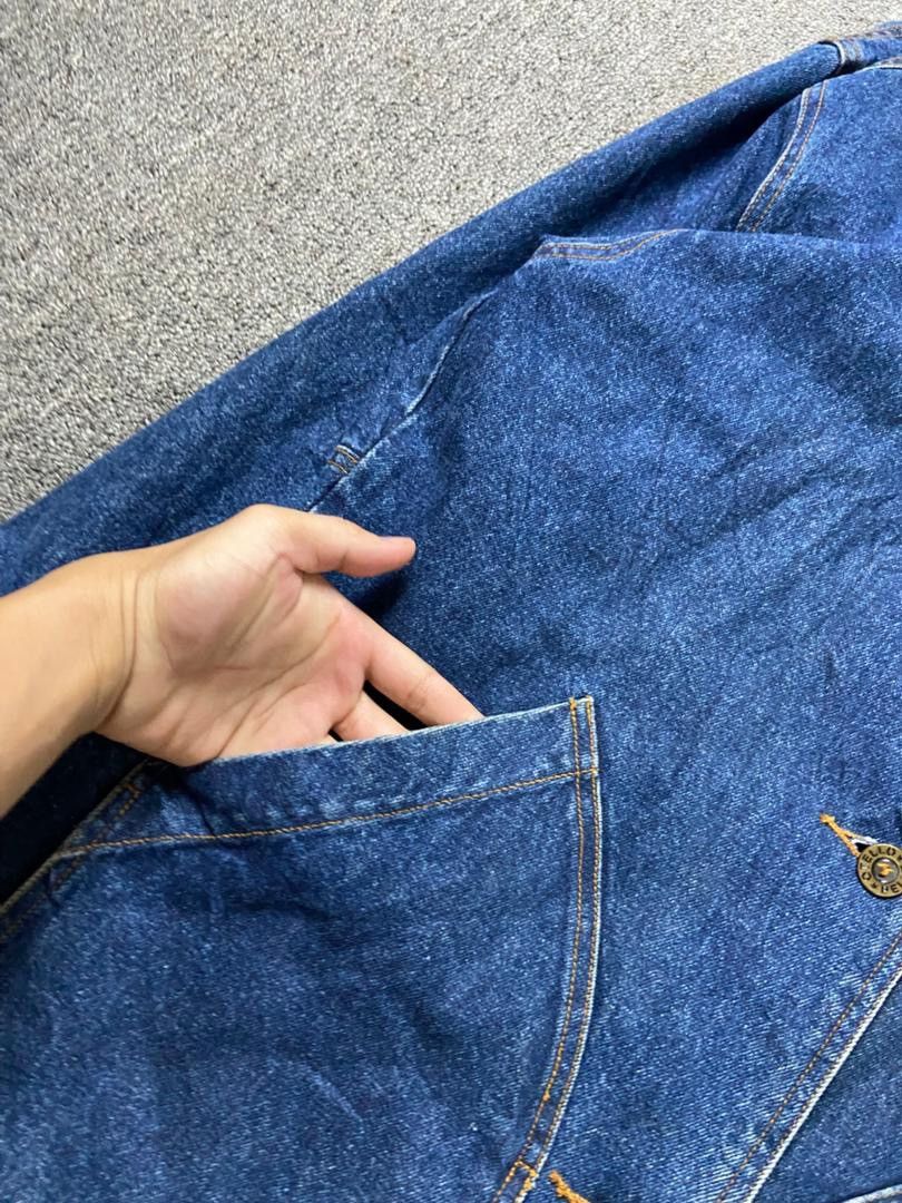 Japanese Brand Vintage OTELLO PELLE Denim Jacket (192) Size US S / EU 44-46 / 1 - 7 Thumbnail
