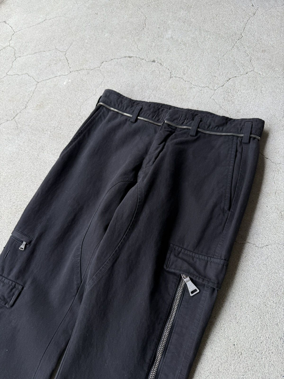 Neil Barrett Neil Barrett Archive Black Gimmick Cargo Pants Size US 30 / EU 46 - 2 Thumbnail