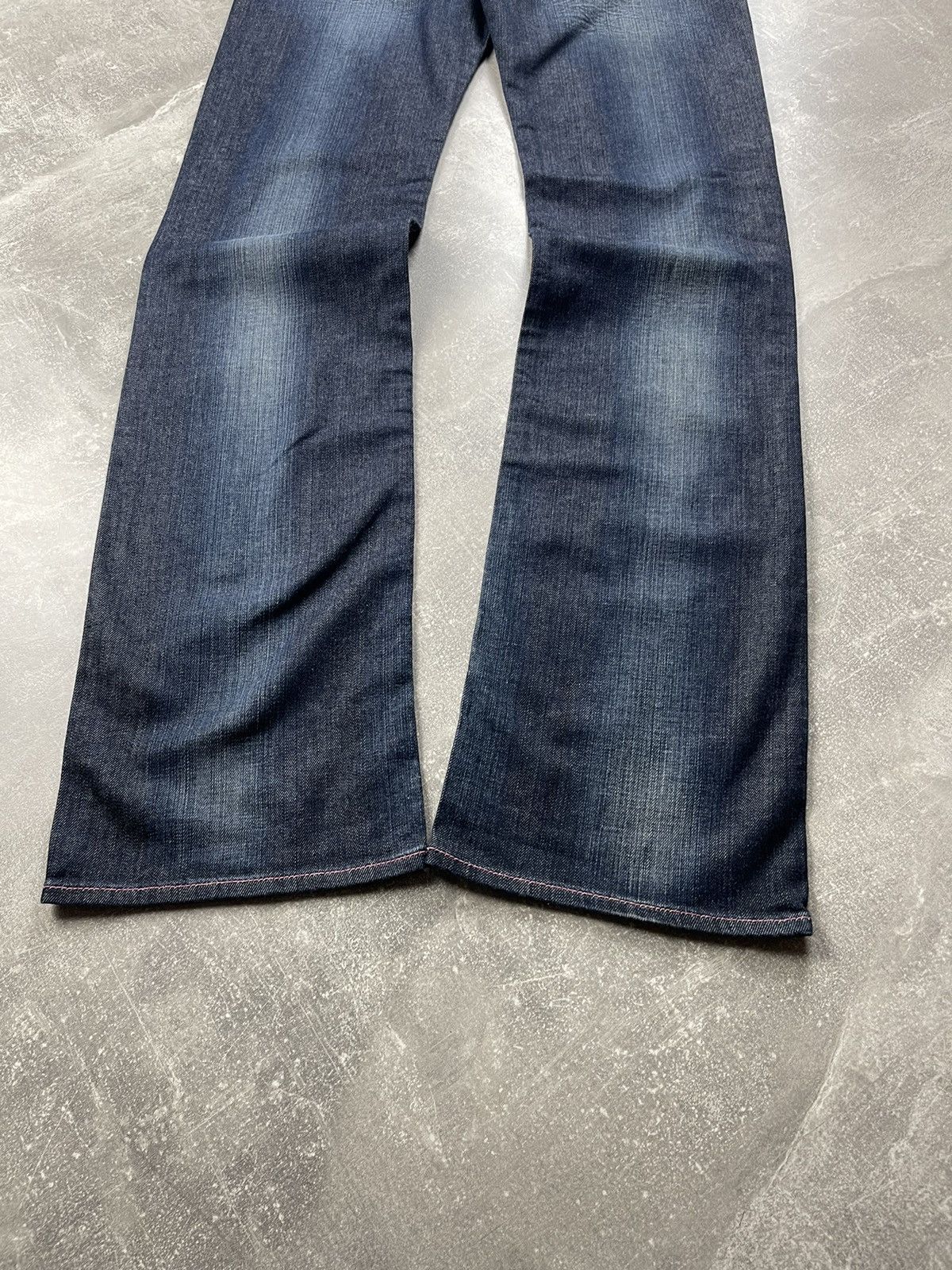 Versace Versace Sport Archive Faded Flared Stretch Jeans Size 30" / US 8 / IT 44 - 4 Thumbnail