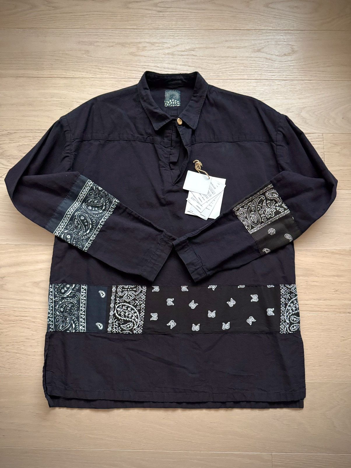 Visvim Visvim ICT Bandana Kerchief Border Tunic Size US M / EU 48-50 / 2 - 2 Thumbnail