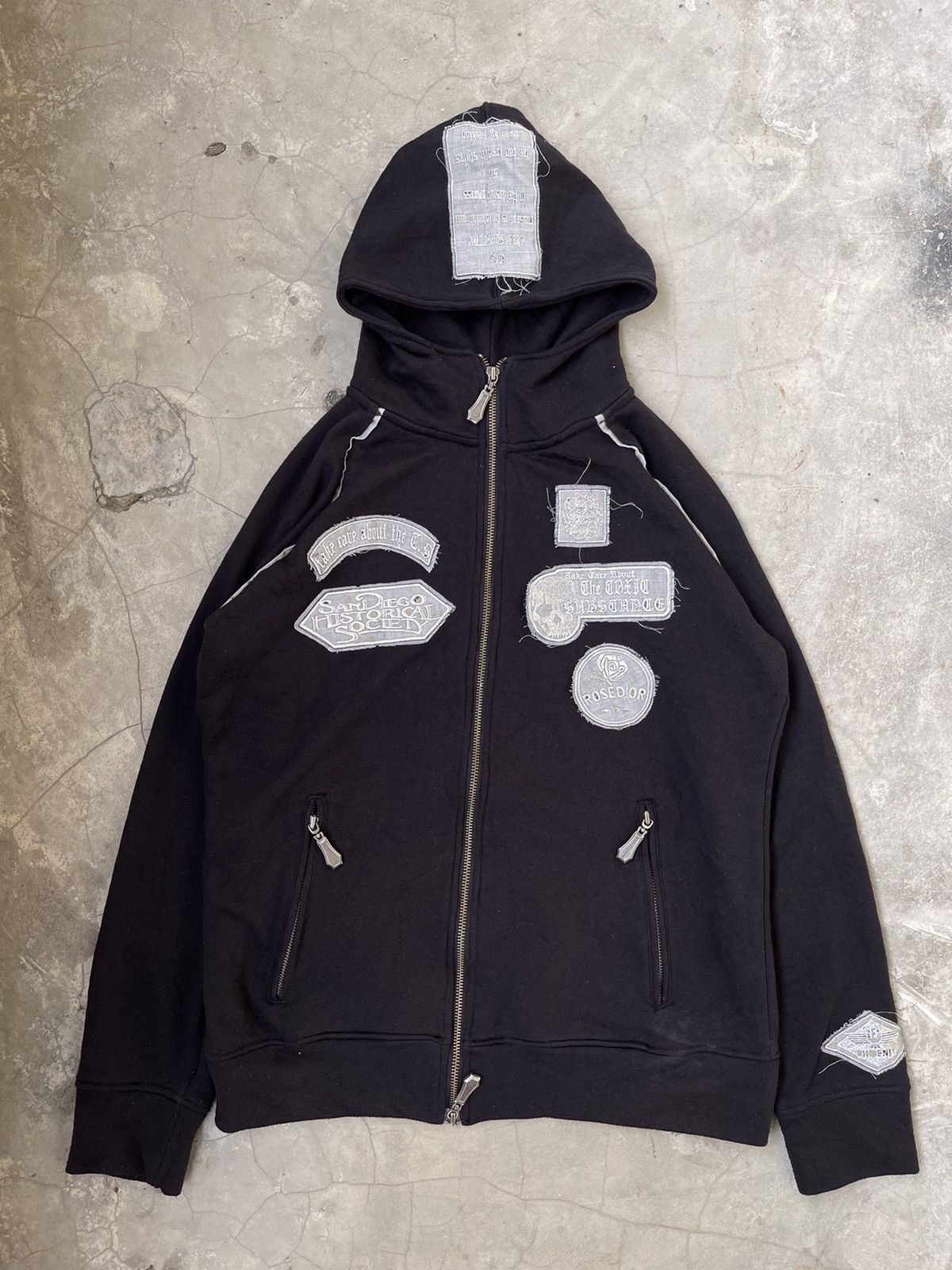 In The attic Zip Patches Hoodie