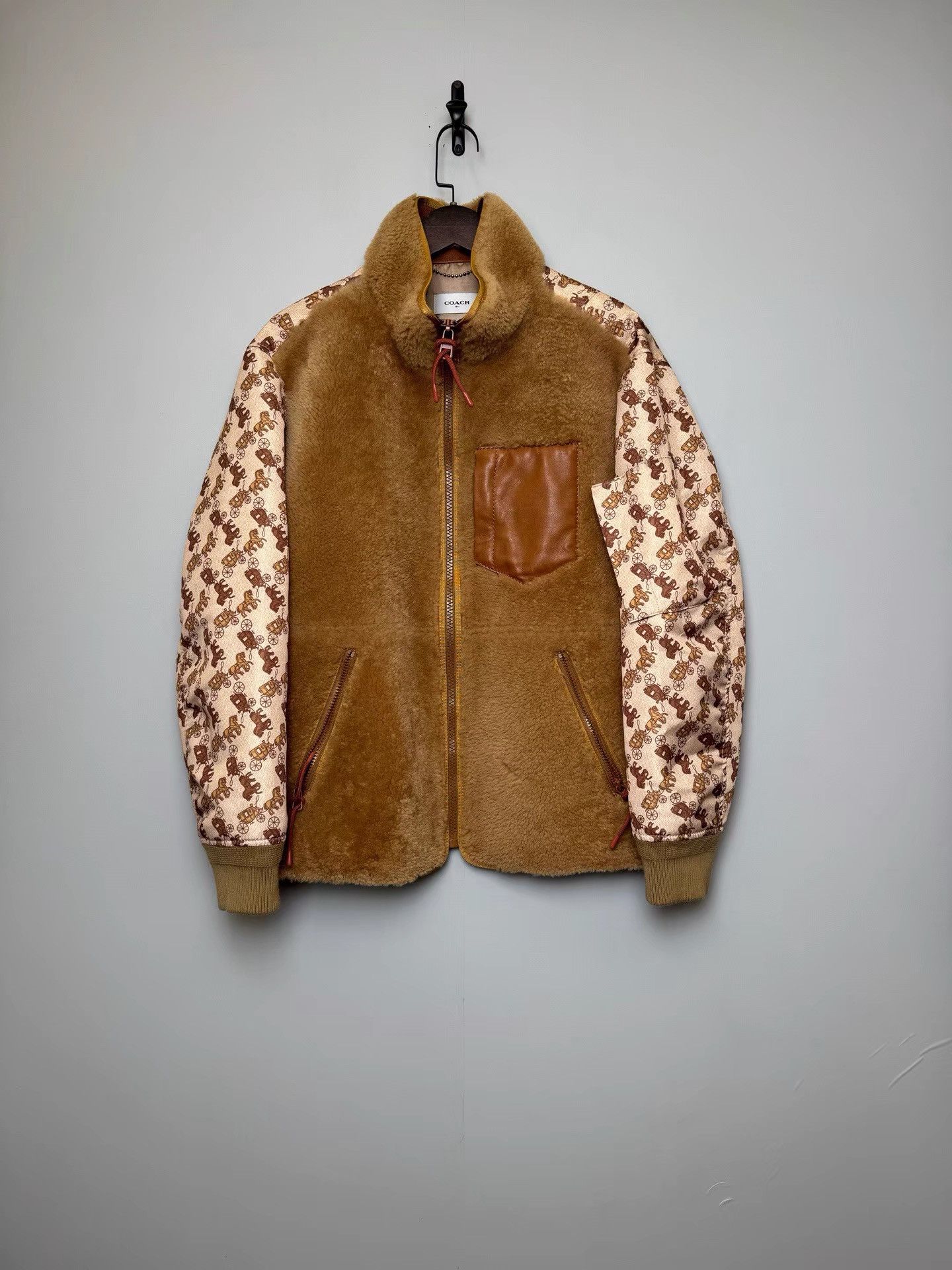 Coach Coach Classic Carriage Shearling Men's Coat K36 Size US M / EU 48-50 / 2 - 1 Thumbnail