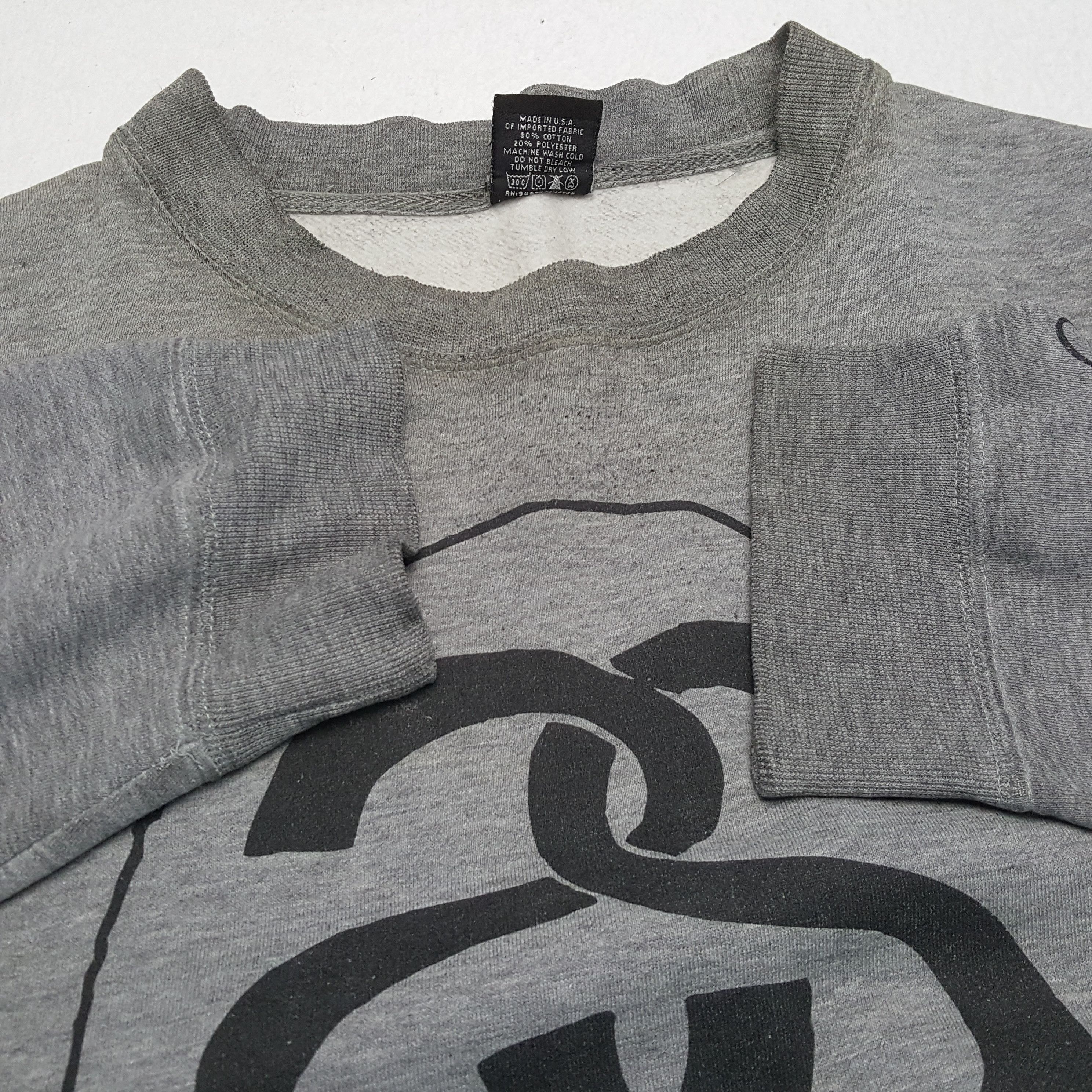 Stussy × Vintage Vintage STUSSY Streetwear Skateboard Style Sweatshirt Size US L / EU 52-54 / 3 - 9 Thumbnail