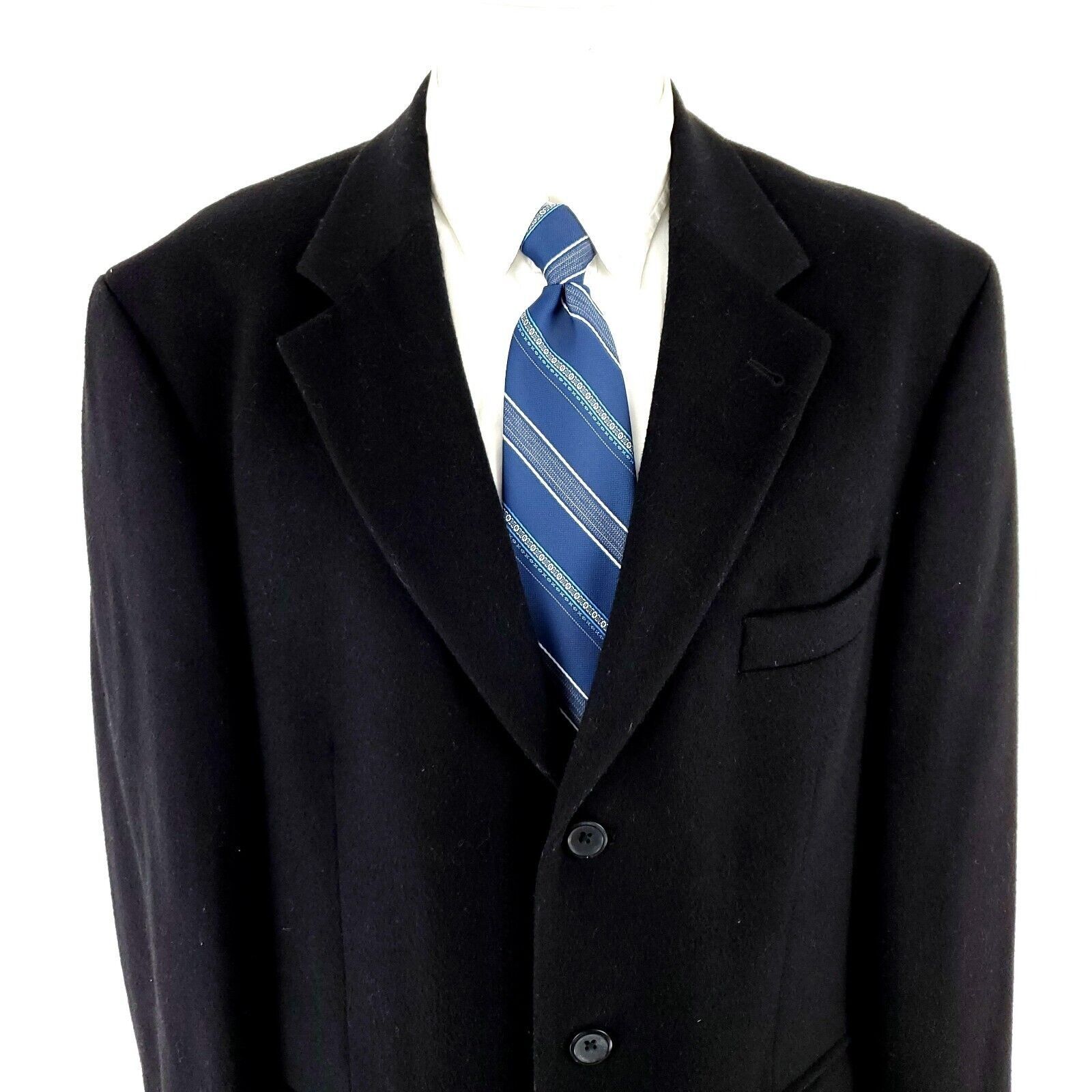 Oscar De La Renta Oscar De La Renta Wool Cashmere Nylon 3 Button Sport Coat 42 Size 42R - 1 Thumbnail