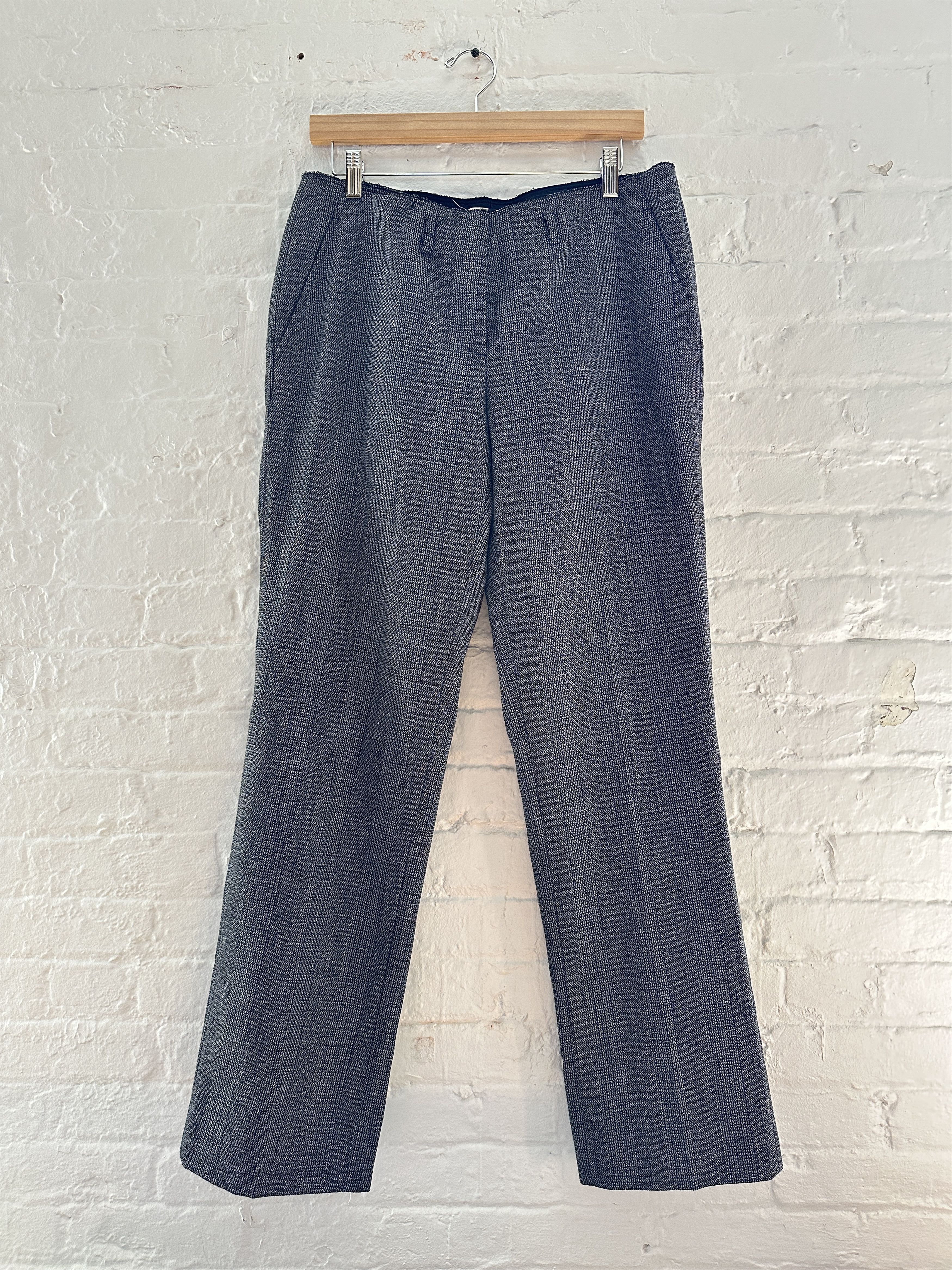 Prada Prada Straight Leg Wool Trousers Size US 32 / EU 48 - 2 Thumbnail