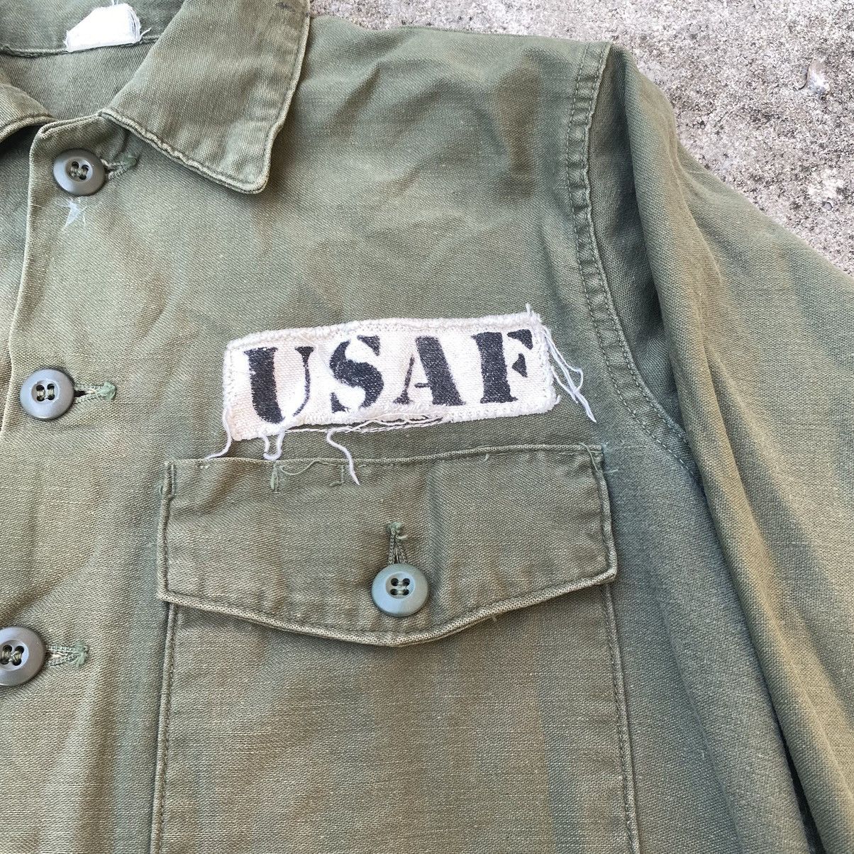 Vintage Sateen OG 107 Air Force Big Logo Button Up Size US M / EU 48-50 / 2 - 6 Thumbnail
