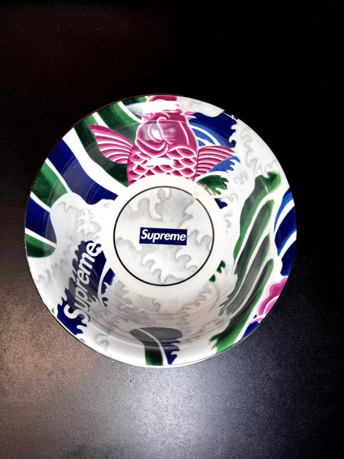 Supreme Supreme Waves Ceramic Bowl Koi Fish Multi Color SS20 | Grailed