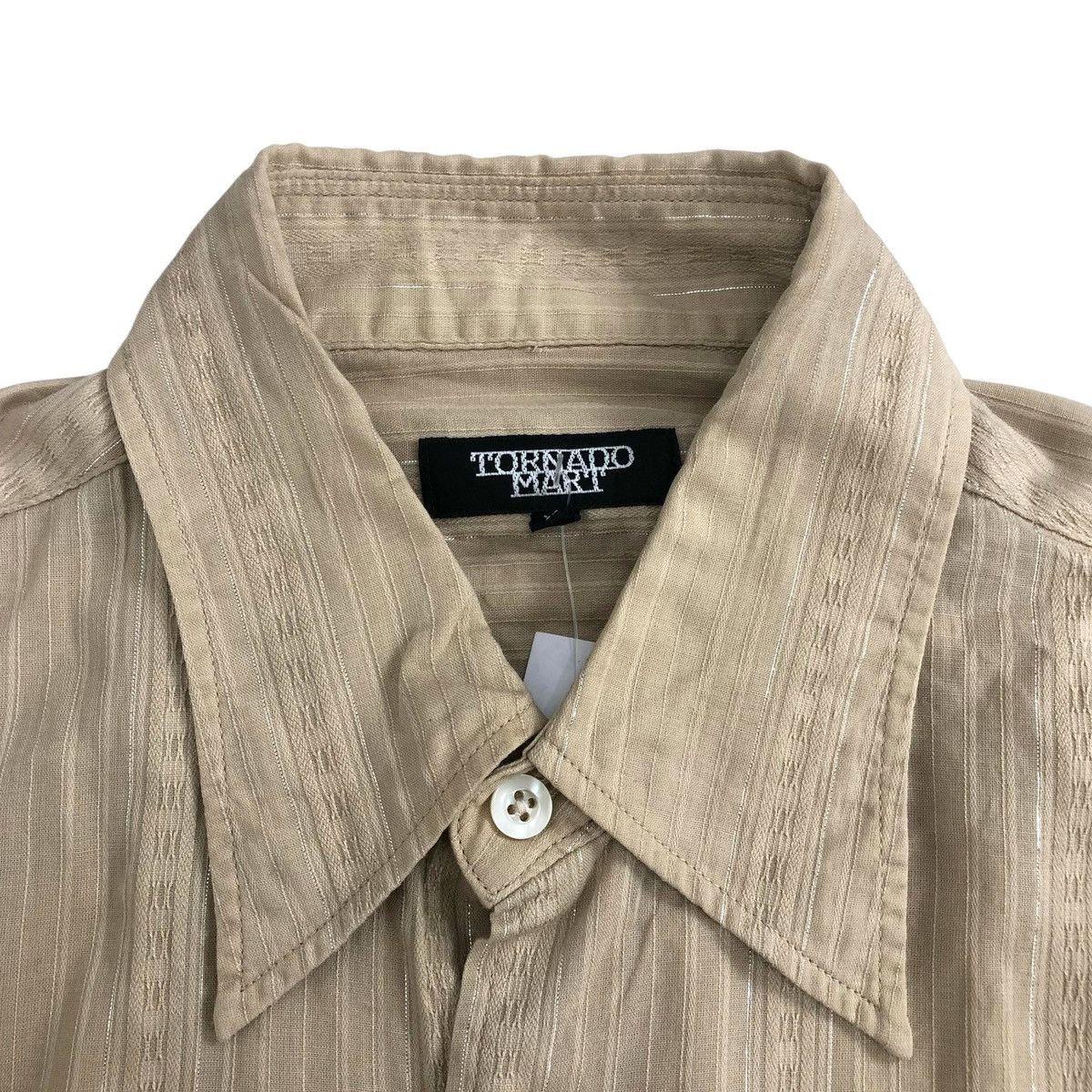 Japanese Brand × Tornado Mart × Vintage Vintage Tornado Mart Classic Stripe Button Up Shirt Size US M / EU 48-50 / 2 - 4 Thumbnail