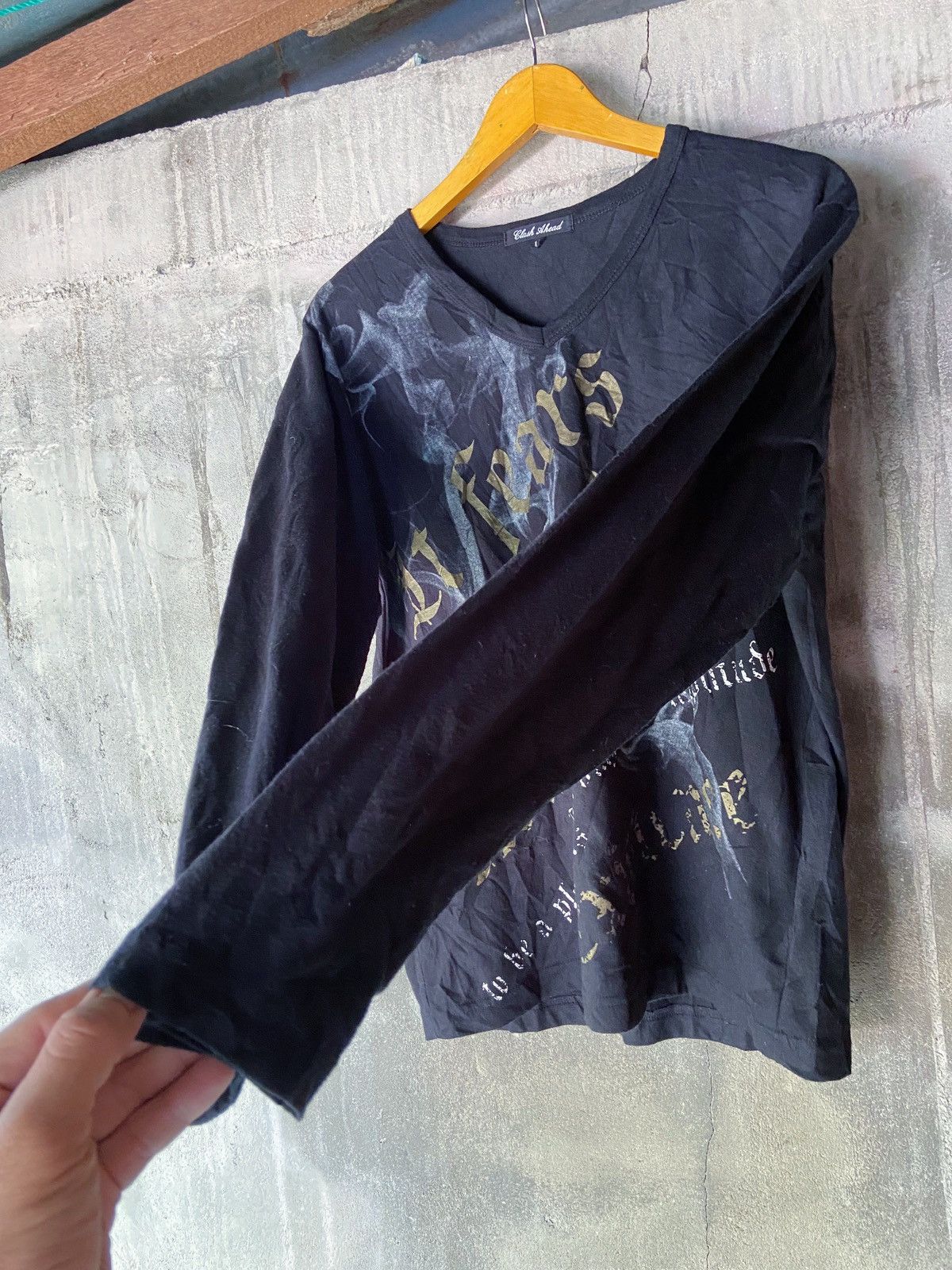 Hysteric Glamour IT FEARS DEATH POEM LONG SLEEVE Size US L / EU 52-54 / 3 - 5 Thumbnail