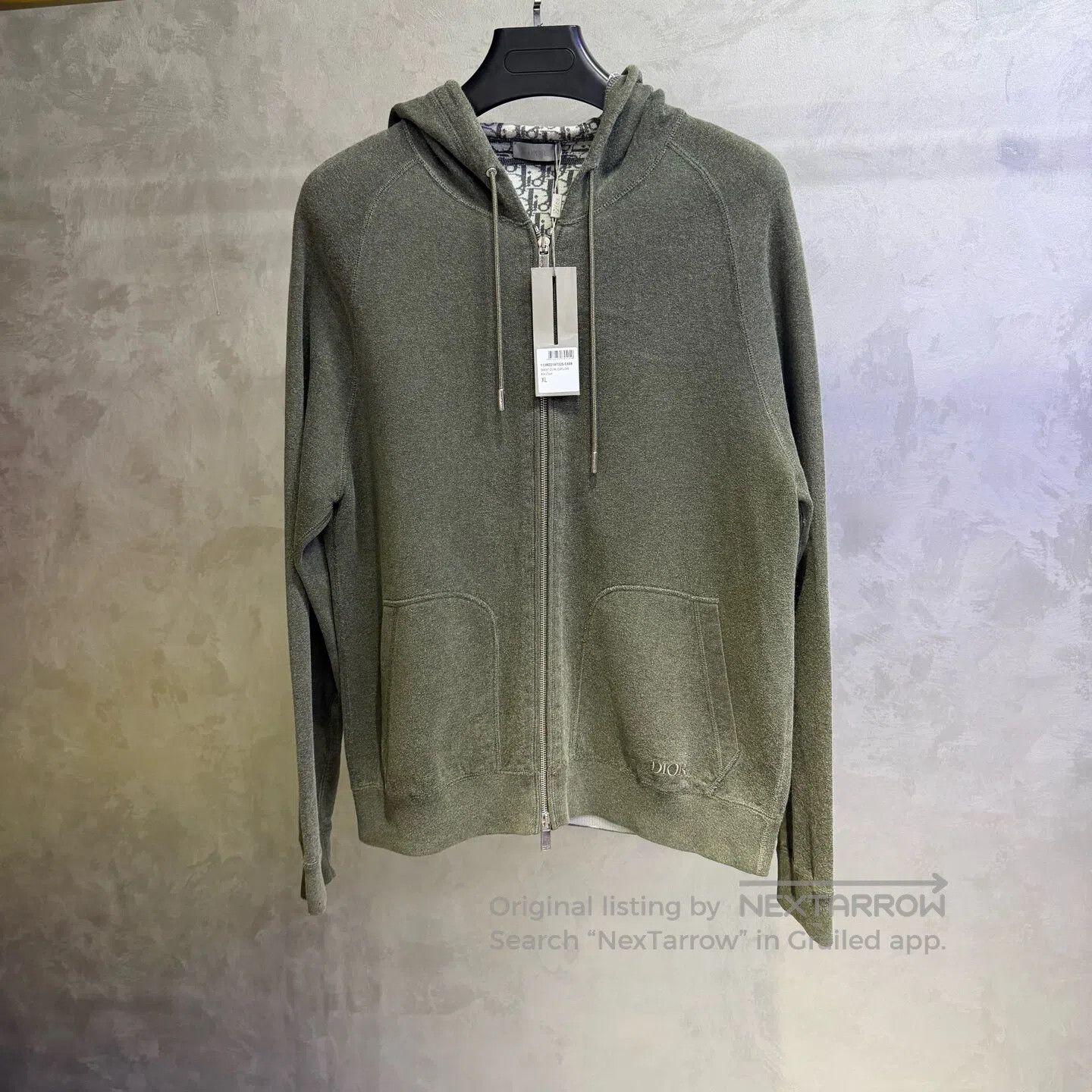 Dior Dior Inner lining with full-print design; hooded sportswea Size XL / US 12-14 / IT 48-50 - 1 Thumbnail