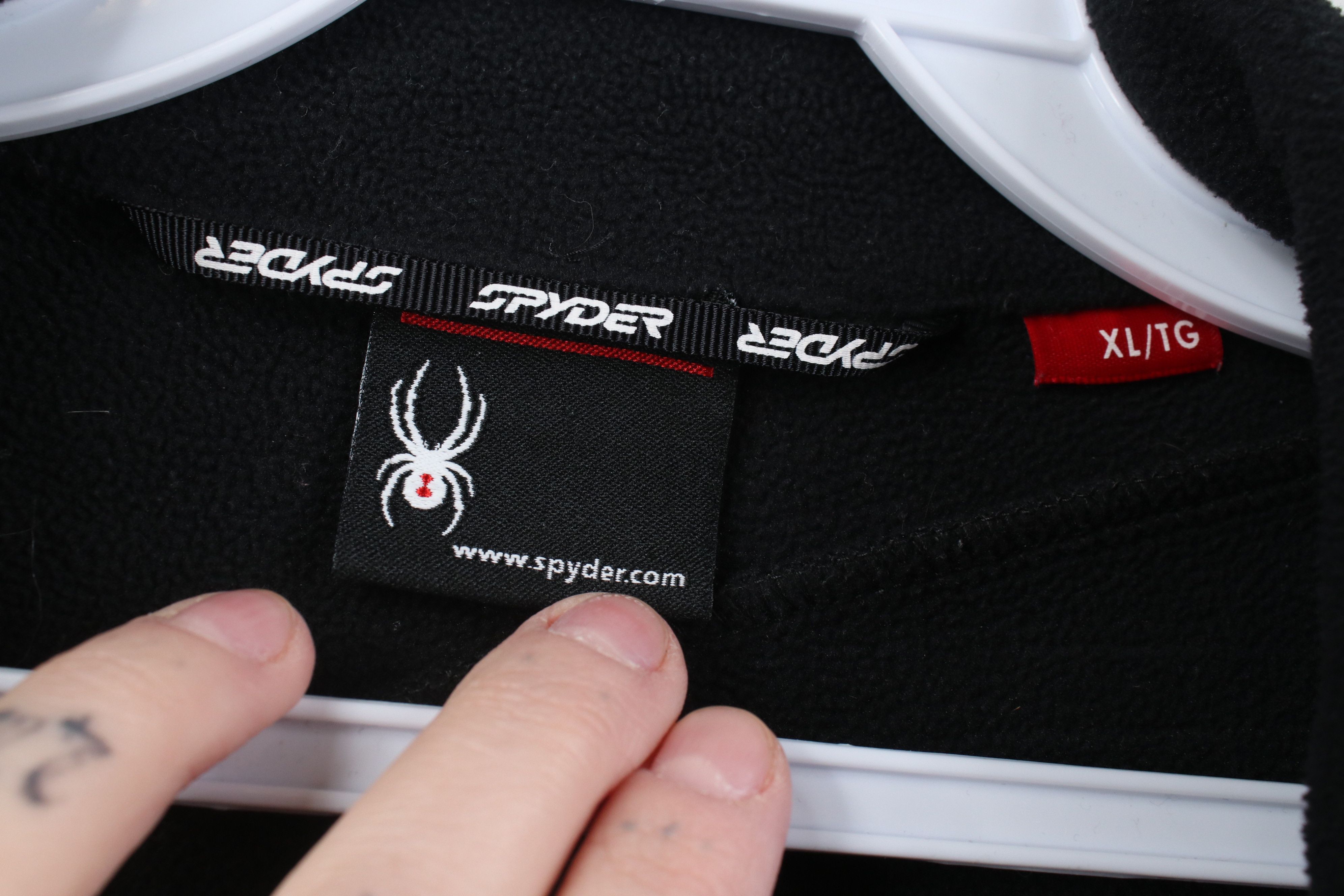 Spyder Spyder Fleece Lined Skiing Full Zip Jacket Black Polyester Size US XL / EU 56 / 4 - 9 Thumbnail