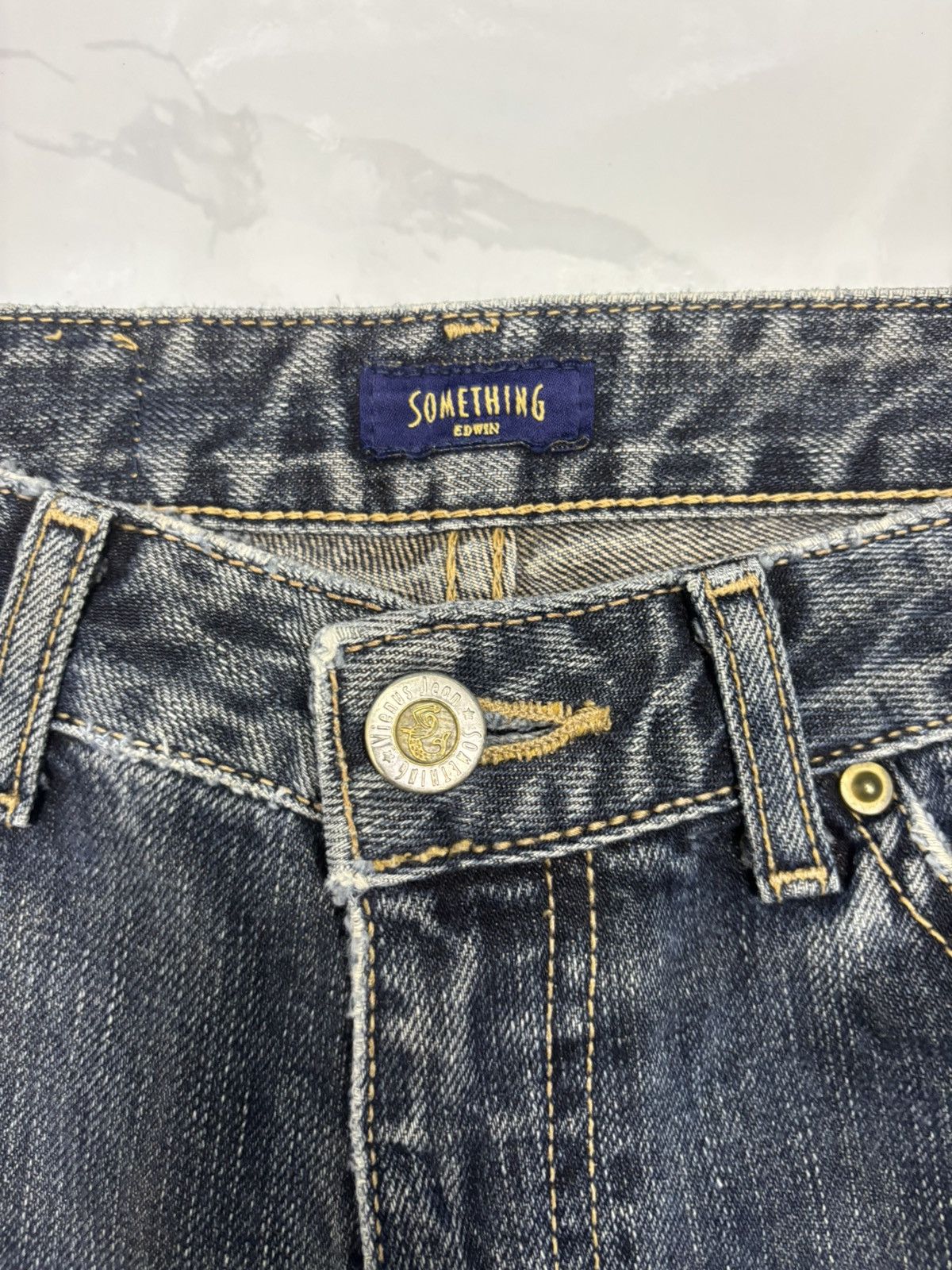 Hysteric Glamour × Undercover 💥EDWIN FLARED BOOTCUT DISTRESSED DENIM JEANS A37 Size 27" / US 4 / IT 40 - 10 Thumbnail