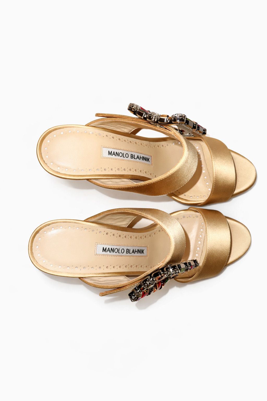 Manolo Blahnik Manolo Blahnik Verda 90 Satin Sandals Size US 6 / IT 36 - 2 Thumbnail