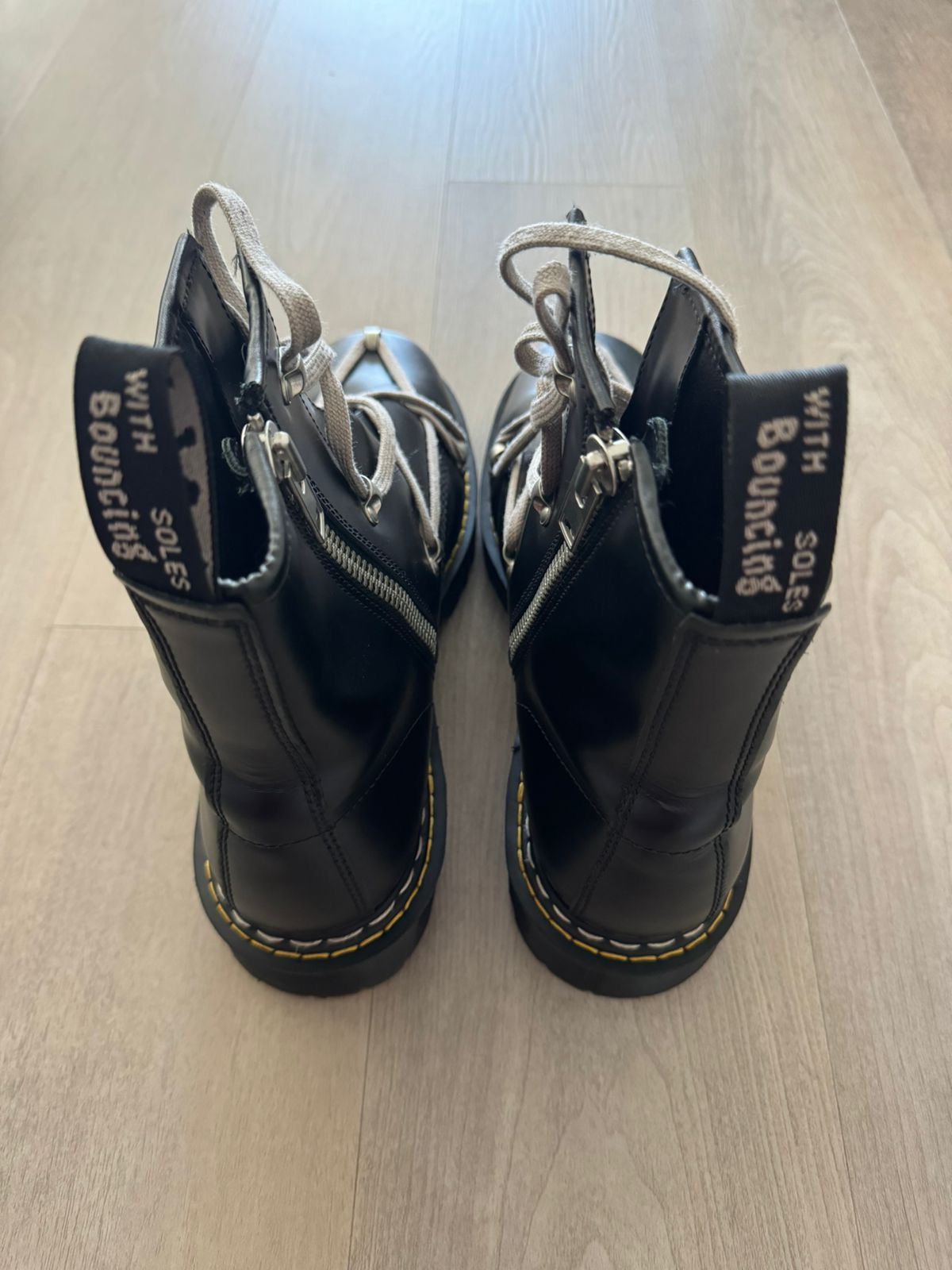 Dr. Martens × Rick Owens Rick Owens Dr. Martens Pentagram 1460 Boots Size US 14 / EU 47 - 6 Thumbnail