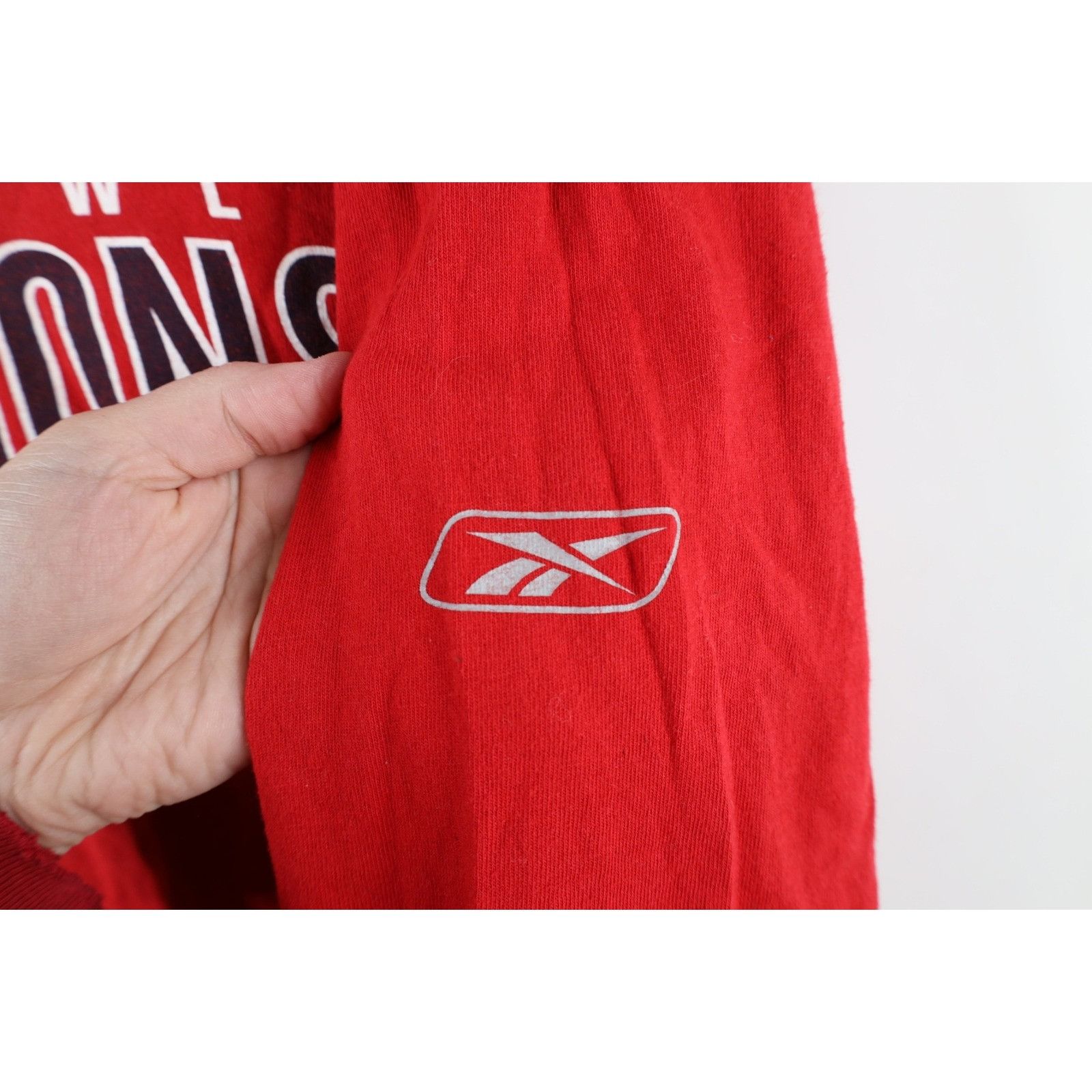 Reebok Vintage Y2K 2004 Reebok New England Patriots T-Shirt Size US L / EU 52-54 / 3 - 4 Thumbnail