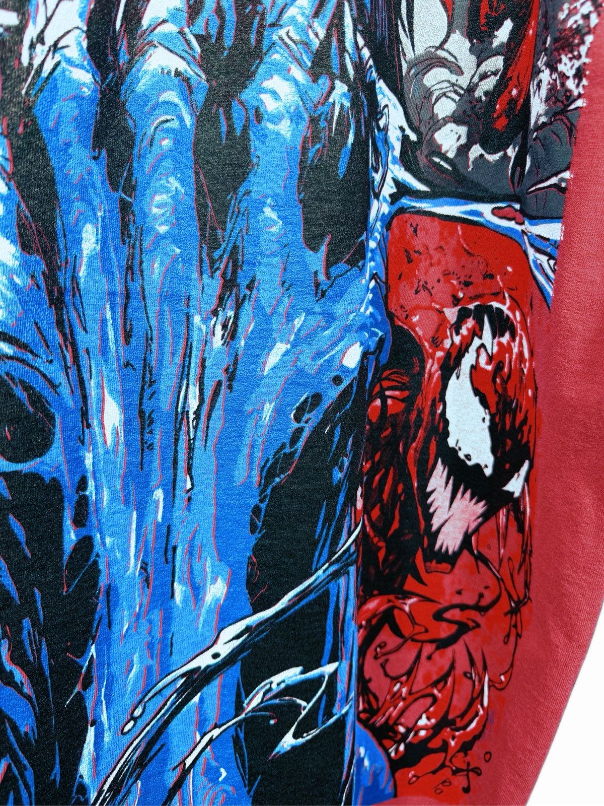 Marvel Comics VINTAGE RUSH KNULL VENOM SPIDERMAN CARNAGE FADED RED TEE VTG Size US XXL / EU 58 / 5 - 9 Thumbnail