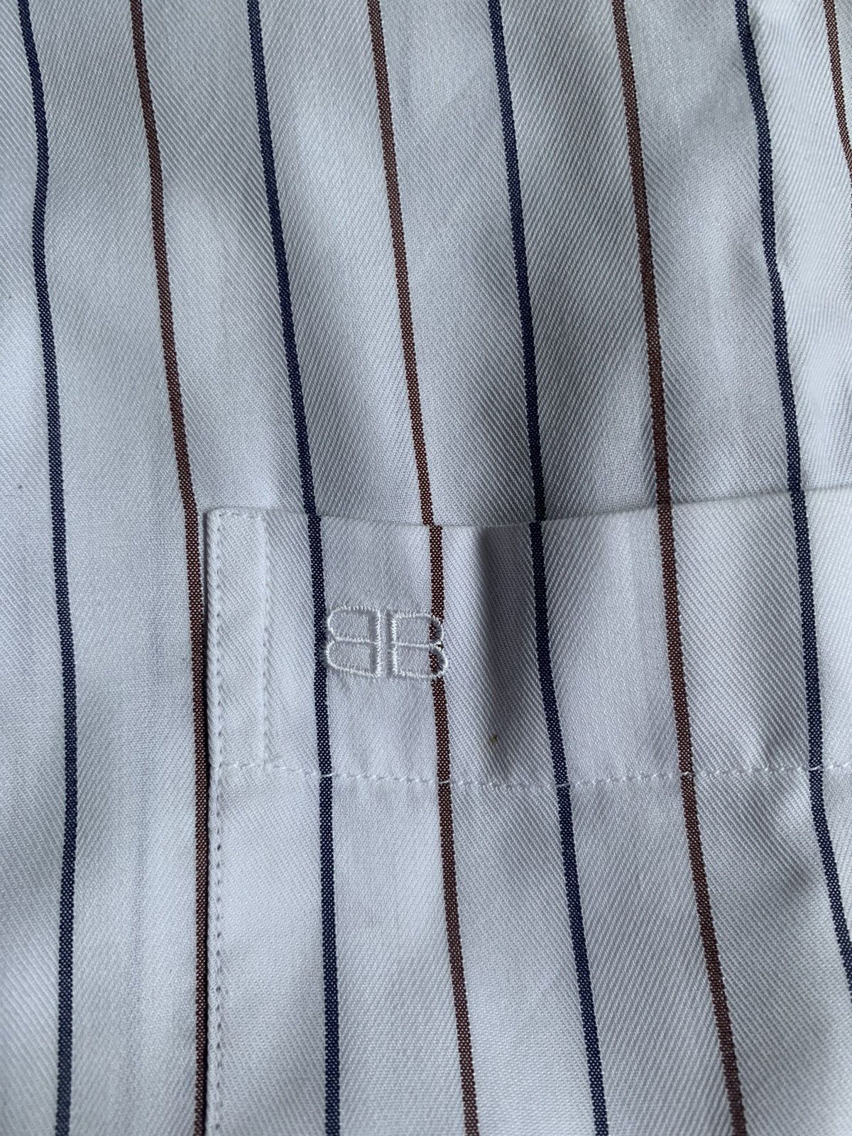 Balenciaga × Vintage Vintage Balenciaga Button Shirt Size US L / EU 52-54 / 3 - 4 Thumbnail