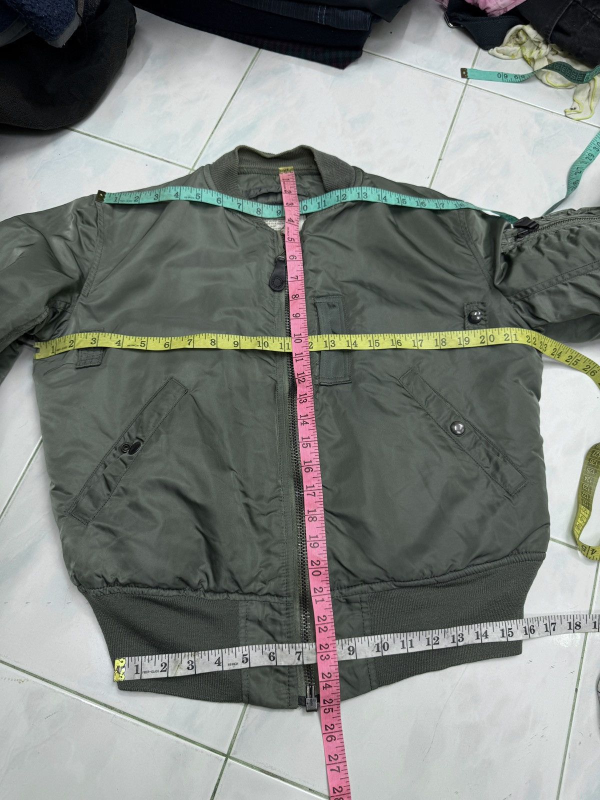 Alpha Industries 🔥🔥🔥ARCHIVE VINTAGE ALPHA INDUSTRIES BOMBER JACKET Size US L / EU 52-54 / 3 - 17 Thumbnail