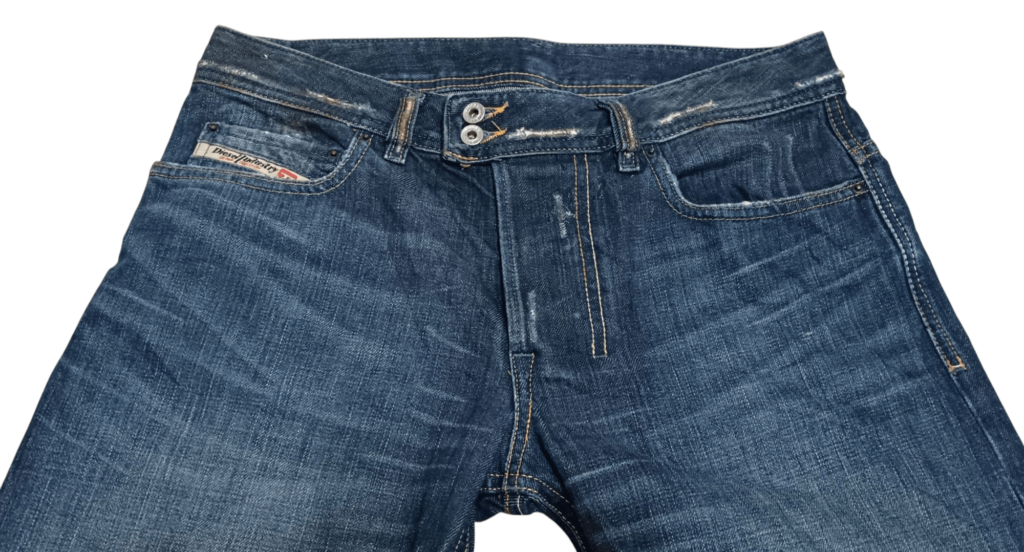 Diesel DIESEL BUTTON-FLY SEASONED DISTRESSED DESIGN JEANS Size US 31 - 2 Thumbnail