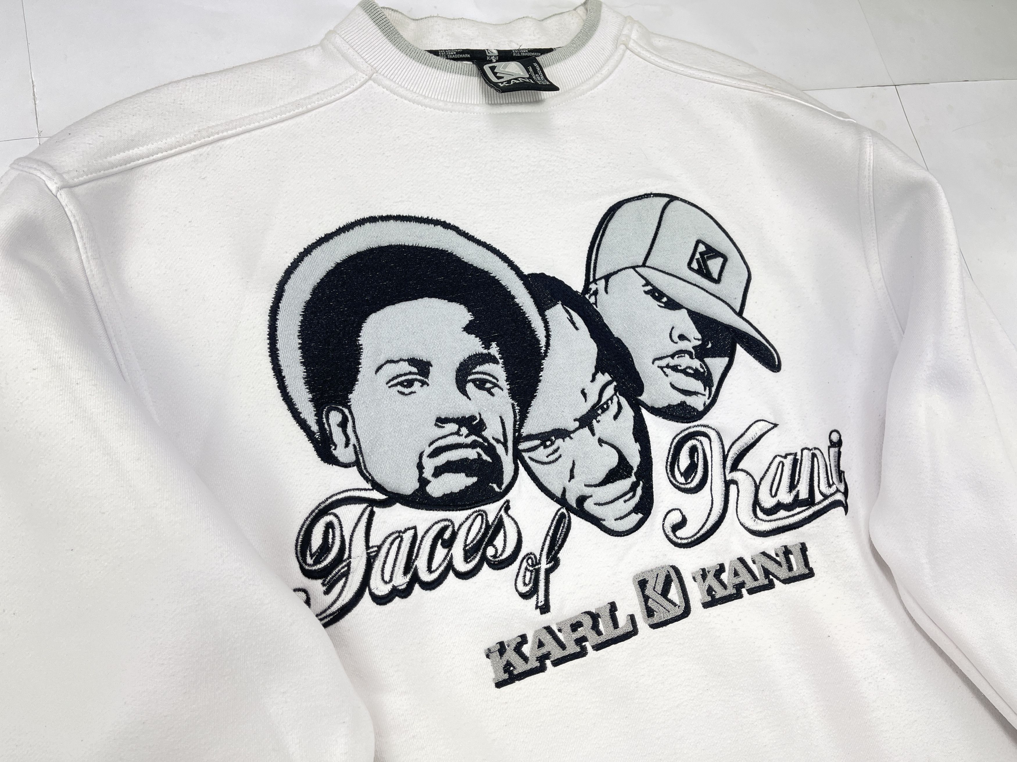 Karl Kani KARL KANI sweatshirt vintage Kani Faces 90s hip hop skater M Size US M / EU 48-50 / 2 - 4 Thumbnail