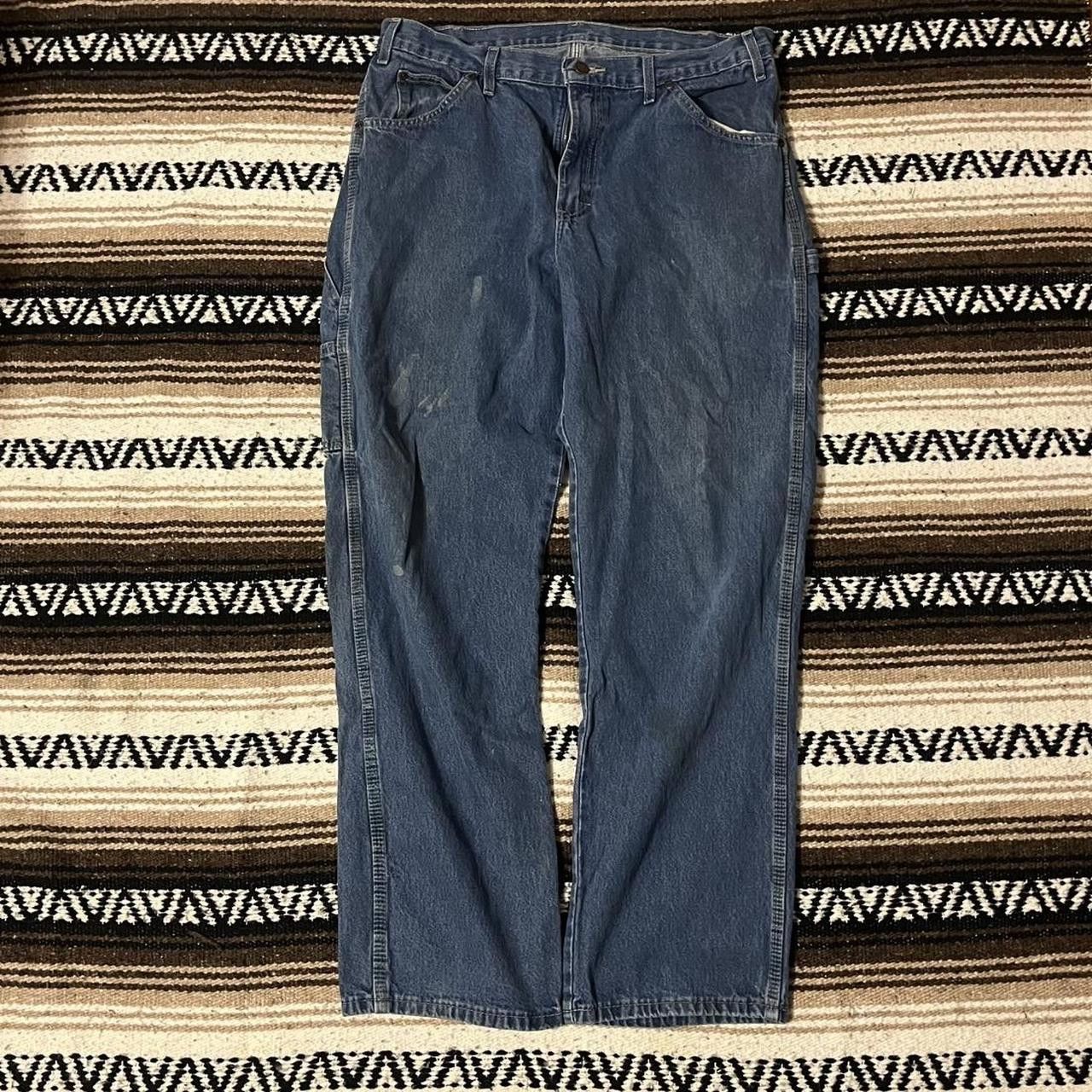 Dickies 2010s Dickies Skater Dark Wash Carpenter Jeans Size US 34 / EU 50 - 1 Thumbnail