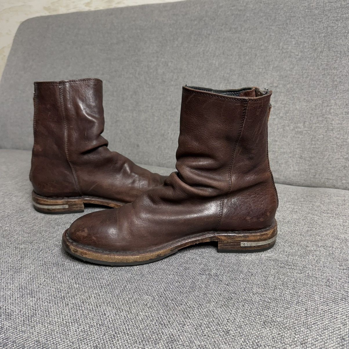 MoMA MoMA Avantgarde Back Zip Leather Guidi Style Boots Size US 7 / IT 37 - 7 Thumbnail