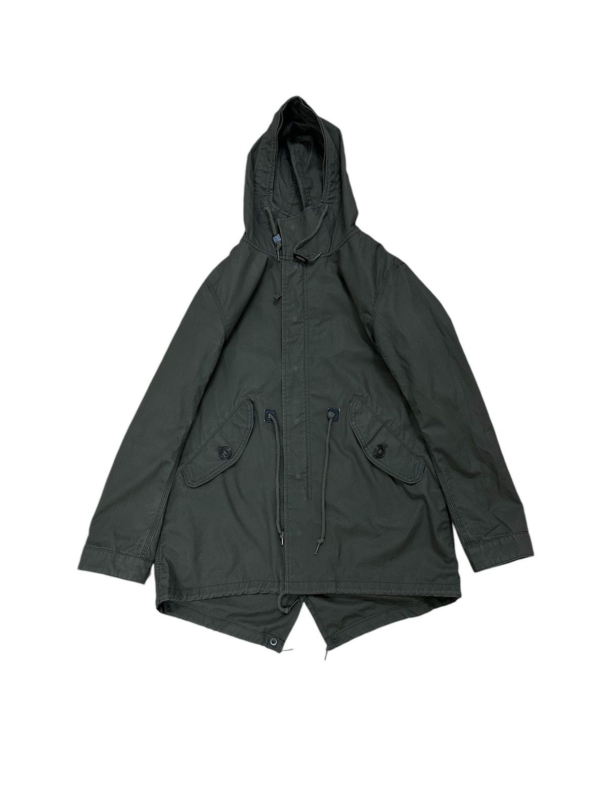 Japanese Brand × Seditionaries Back Number Military Half Coat Parka For Winter Size US L / EU 52-54 / 3 - 1 Thumbnail