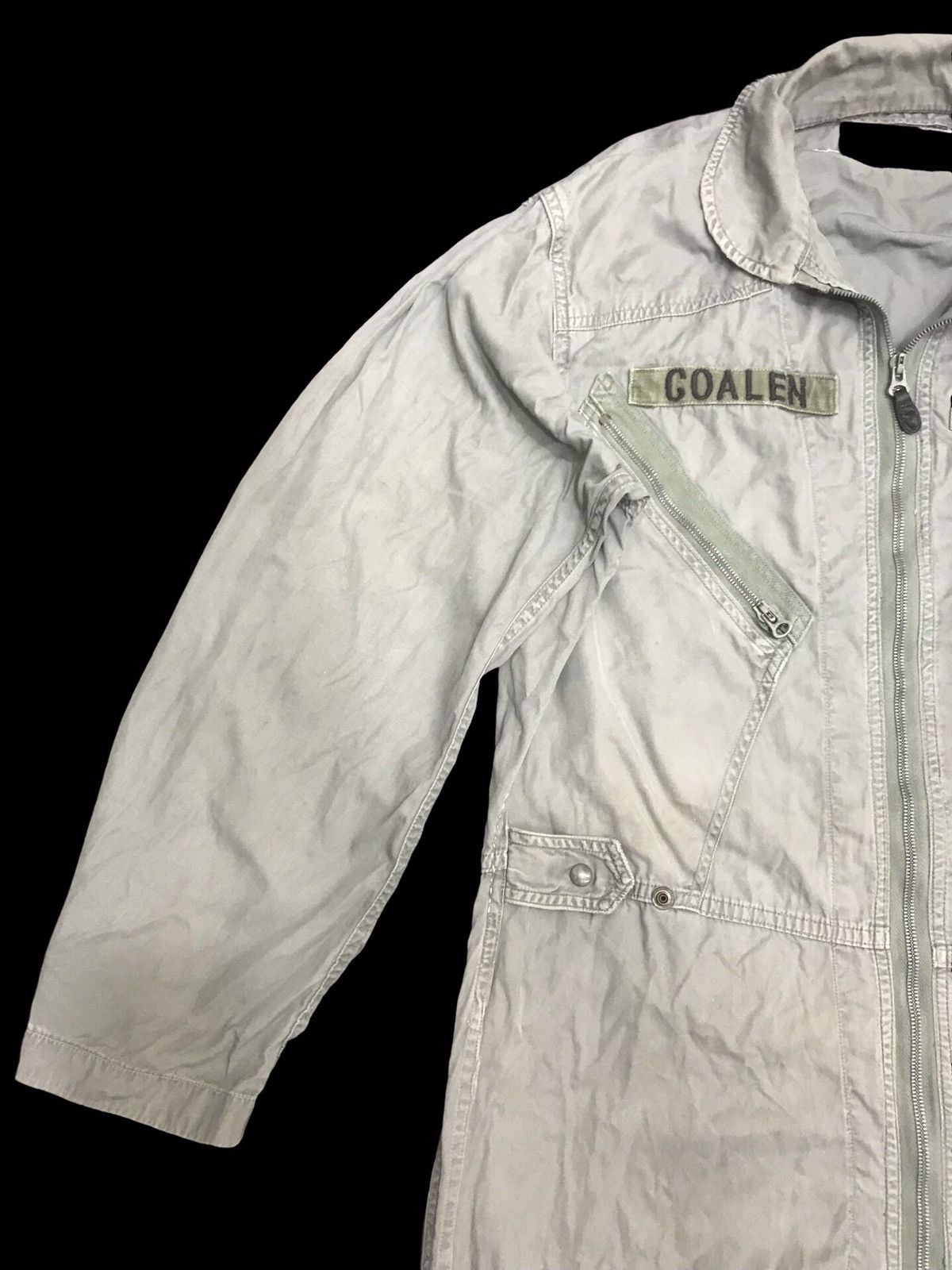 Vintage 💥VINTAGE 60s💥Very Rare 60s USAF Flight Overall F421 Size US 39 - 6 Thumbnail