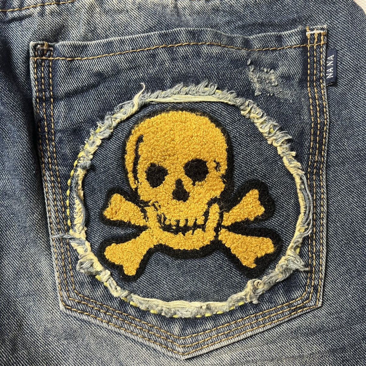 Japanese Brand × Vintage Nana Distressed Skull Short Size US 30 / EU 46 - 11 Thumbnail
