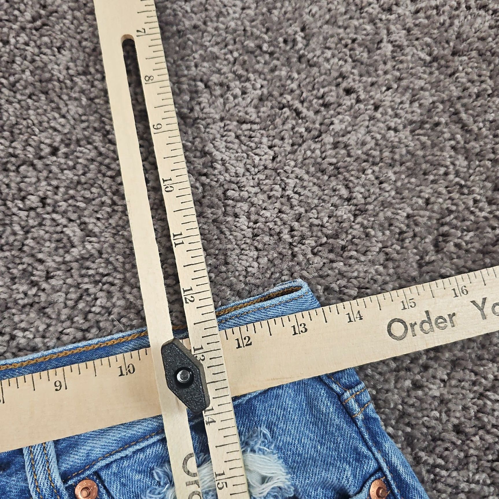 Levi's Levis Wedgie Jeans Women 27 Icon Fit Ankle Mid Rise Distressed 100% Cotton 25x27 Size 27" / US 4 / IT 40 - 4 Thumbnail
