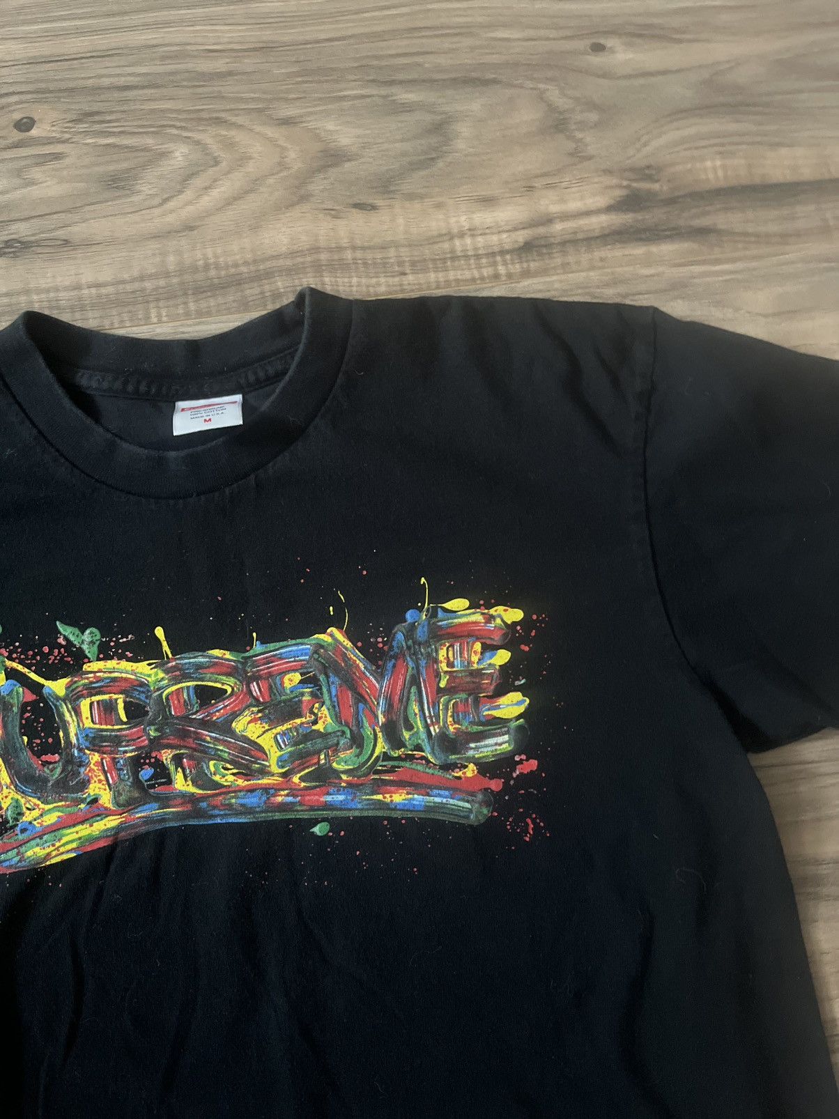 Supreme Supreme Paint Logo Tee Size US M / EU 48-50 / 2 - 9 Thumbnail