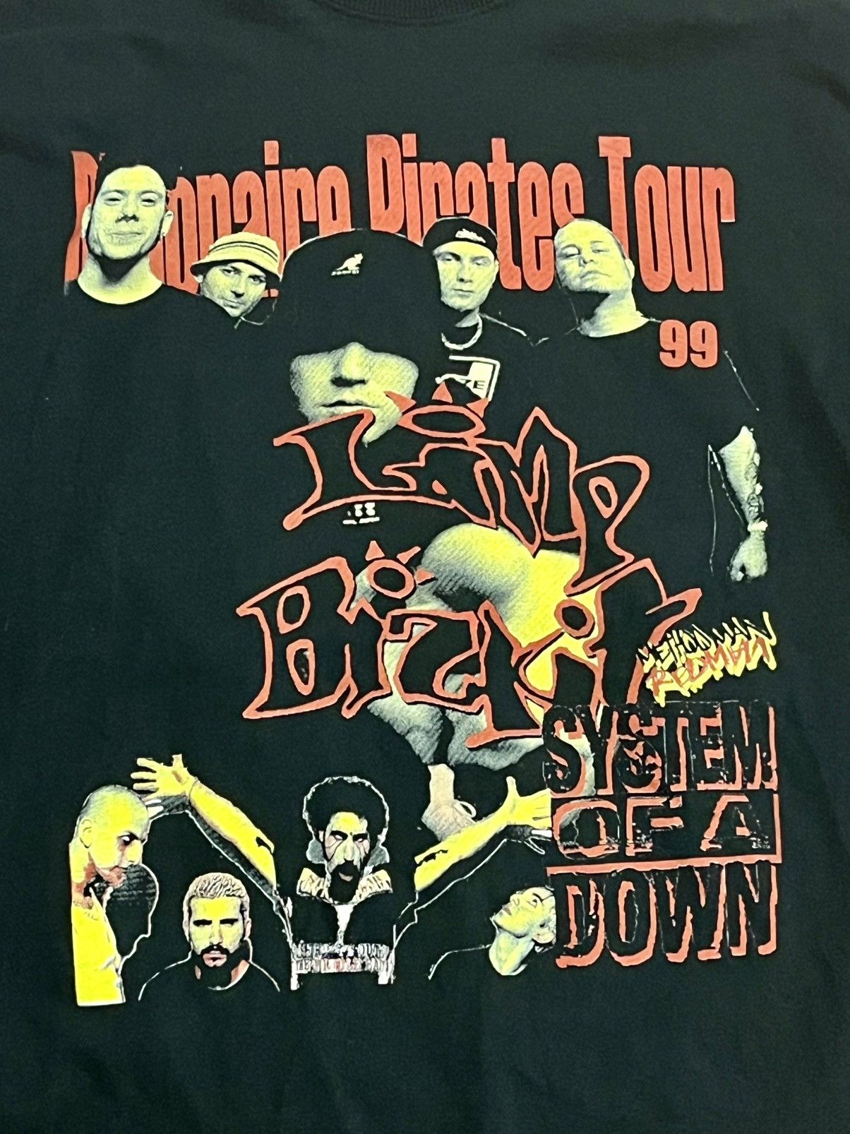 Vintage Vintage 1999 Limp Bizkit System Of A Down Billionaire Pirate Size US XL / EU 56 / 4 - 5 Thumbnail