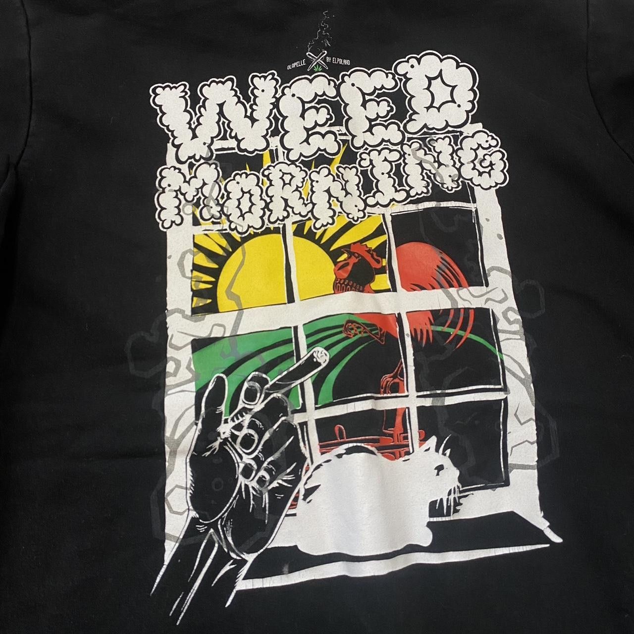 Other Black Elpolako Weed Morning Sweatshirt joint ganja Size US M / EU 48-50 / 2 - 3 Thumbnail