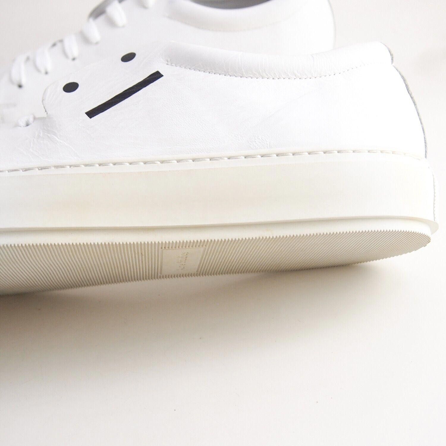 Acne Studios Acne Studios Emoji Sneakers White Leather US 12 EU 45 Size US 12 / EU 45 - 5 Thumbnail