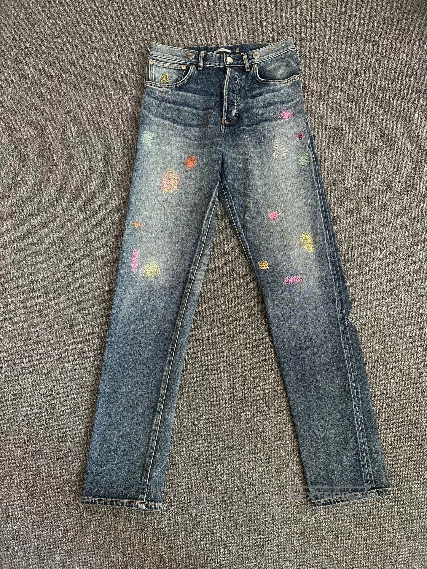 Dior Dior Homme Firework Embroidery Jeans. Size US 28 / EU 44 - 1 Thumbnail