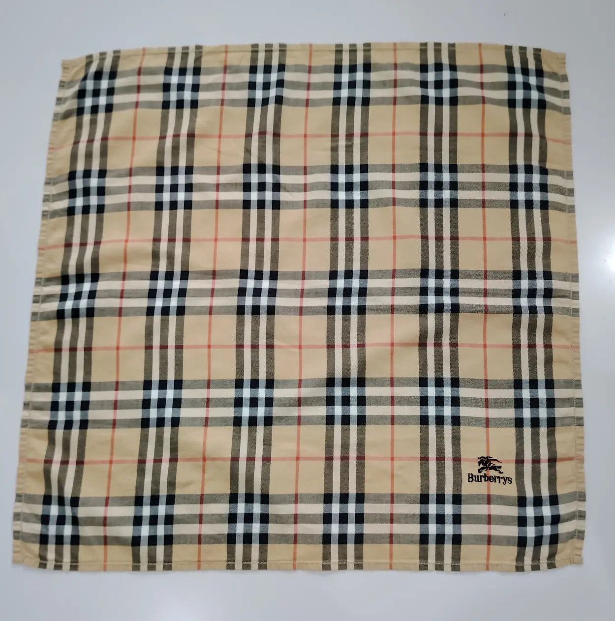 Burberry Burberry Novacheck Scarf Handkerchief Neckerchief Bandana Size ONE SIZE - 1 Thumbnail