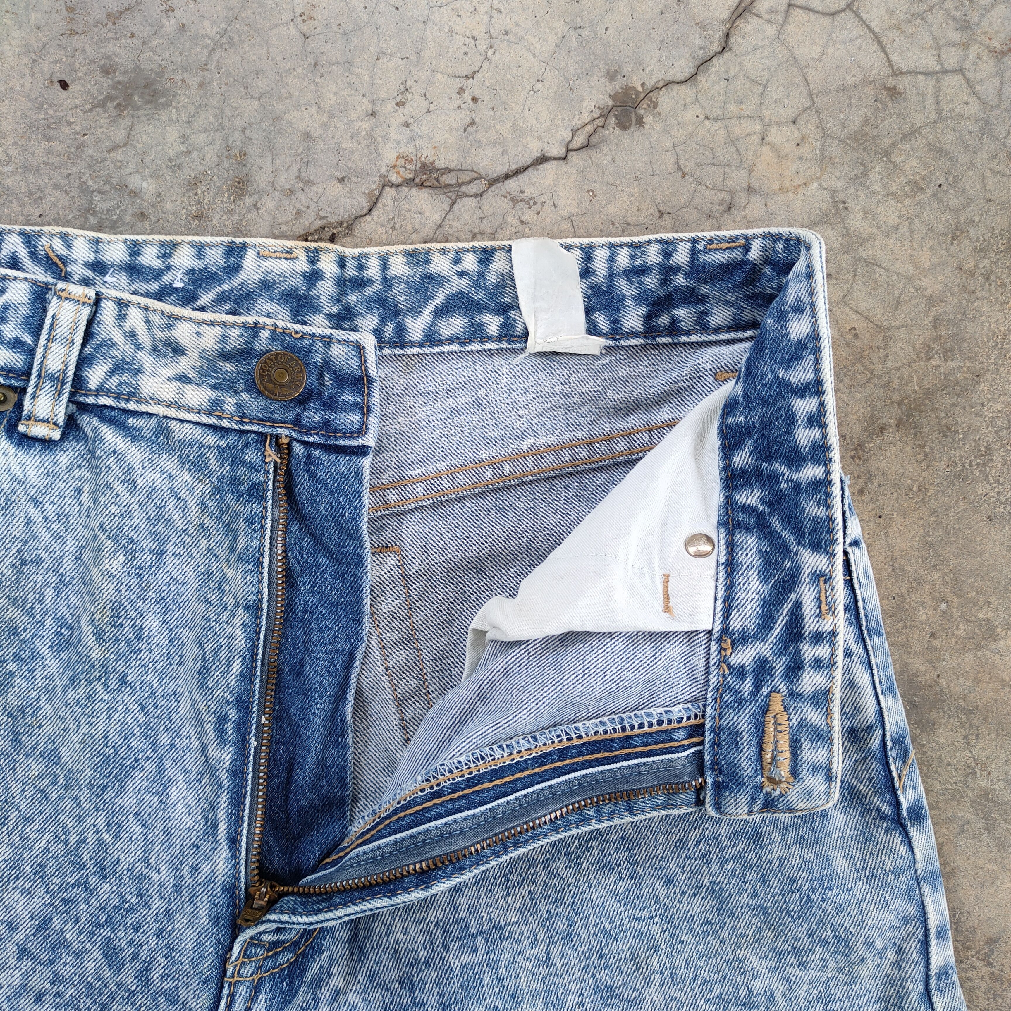 Japanese Brand × Jean × Vintage VINTAGE THREE PAI FADED ACID WASH JEANS PANTS Size US 29 - 10 Thumbnail