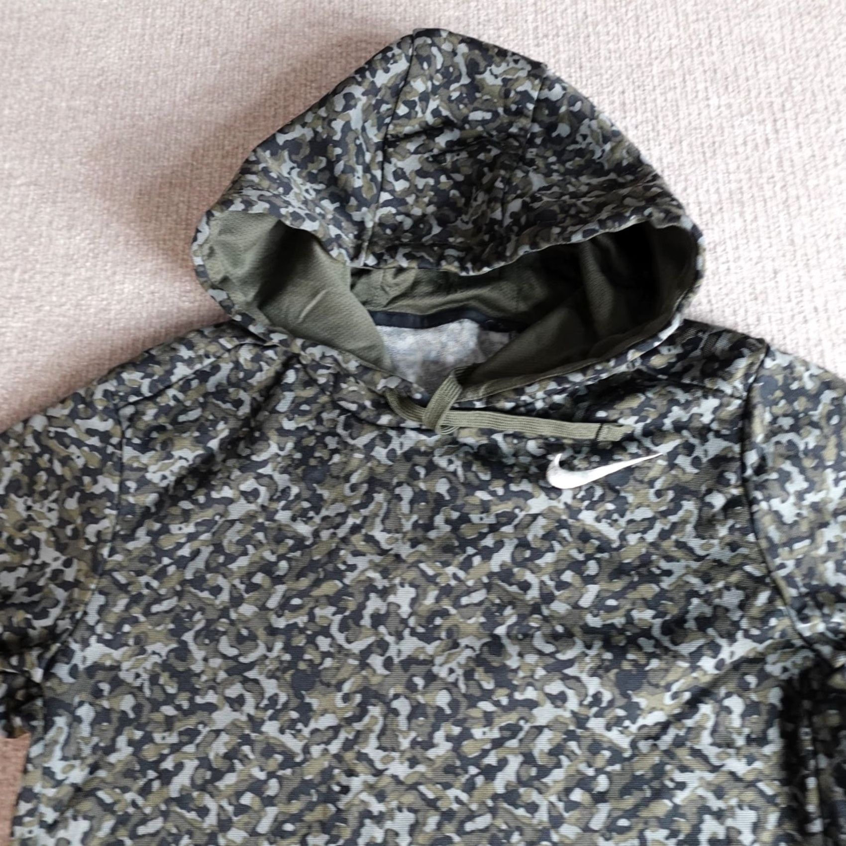Nike Nike Mens Hoodie Medium Green Camo Camouflage 717107 Size US M / EU 48-50 / 2 - 2 Thumbnail