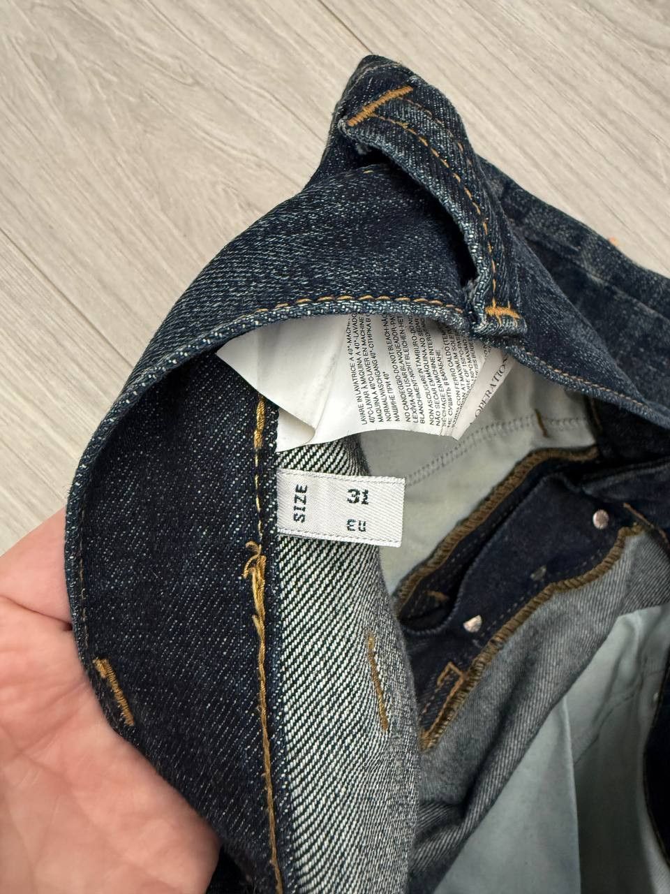 Armani Armani Jeans Big Logo Denim Jeans Size US 31 - 9 Thumbnail
